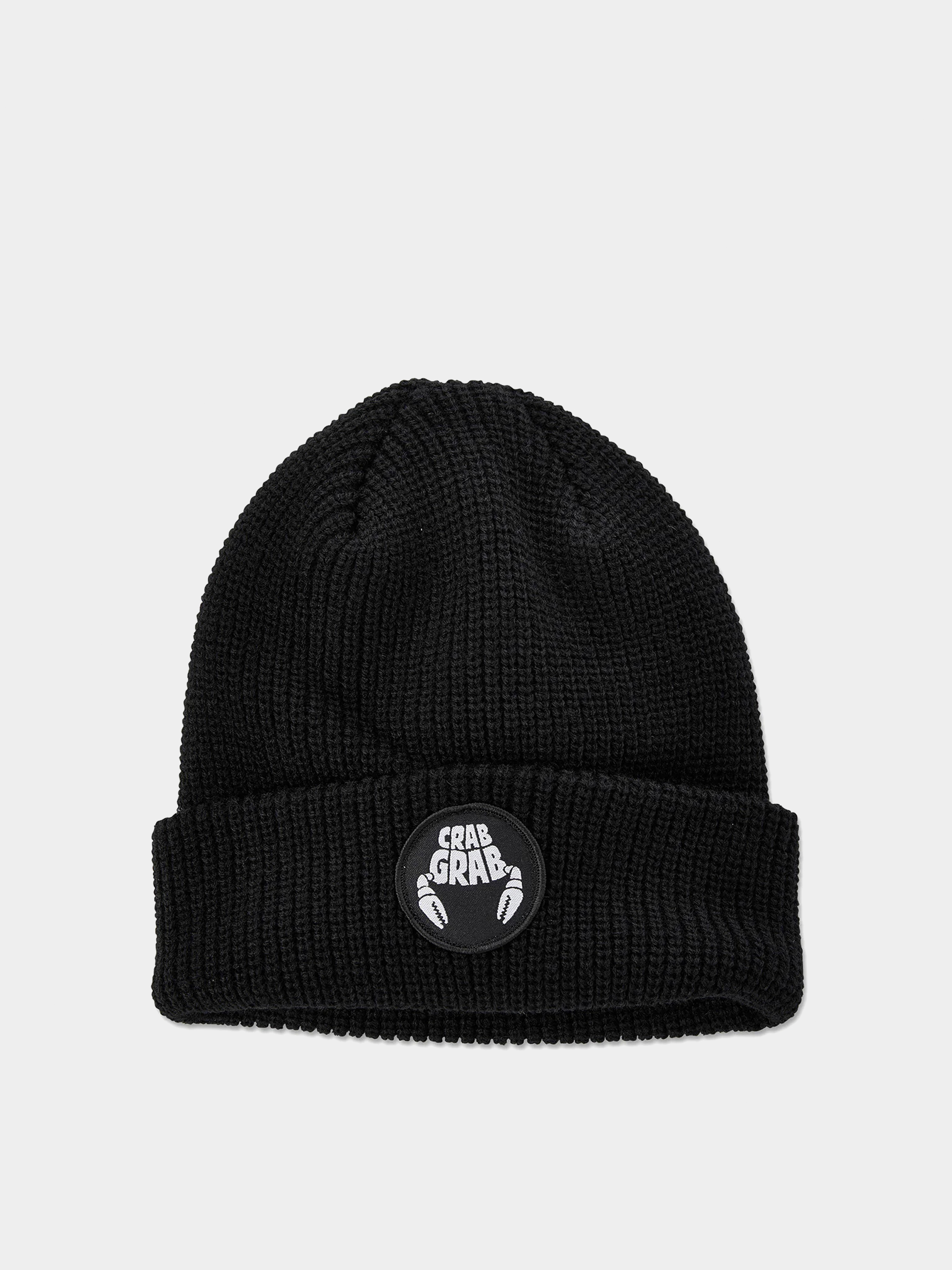 Căciulă Crab Grab Circle Patch Beanie (black)