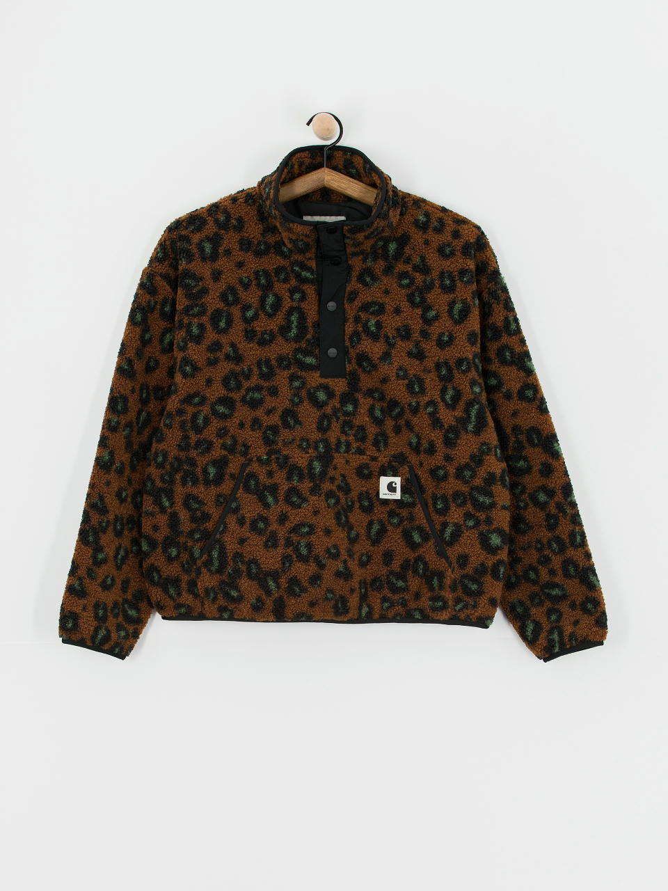 Pentru femei Hanorac din fleece Carhartt WIP Elliot (camo leo jacquard/tamarind/black)