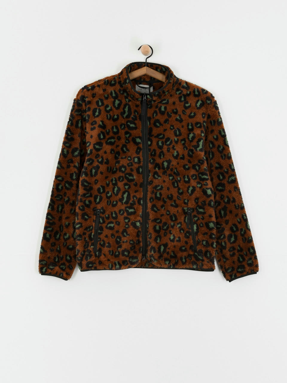 Hanorac din fleece Carhartt WIP Jebson (camo leo/tamarind/black)