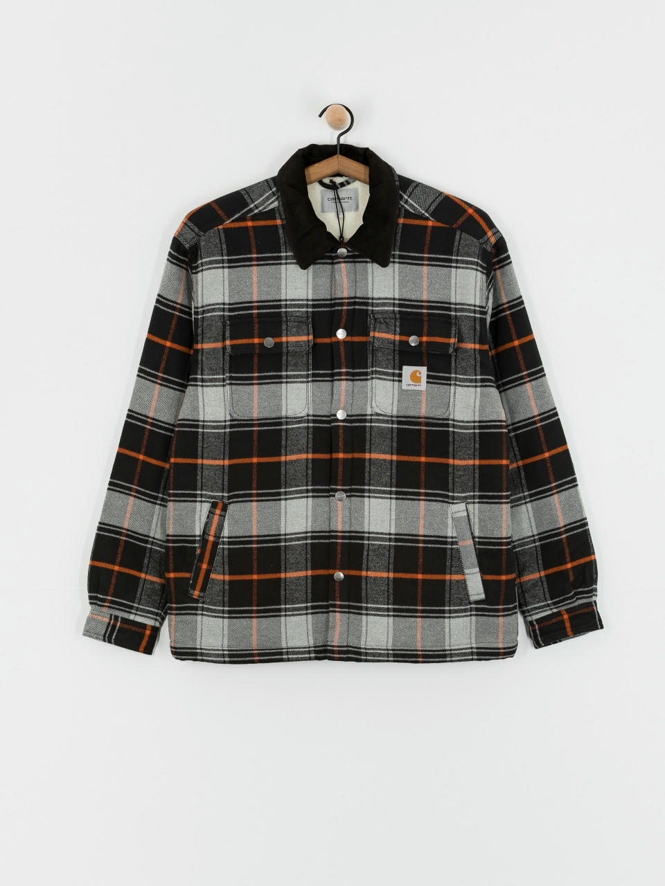 Geacă Carhartt WIP Baris (baris check/grey heather/black)