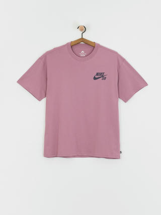 Tricou Nike SB Logo LBR (plum dust)