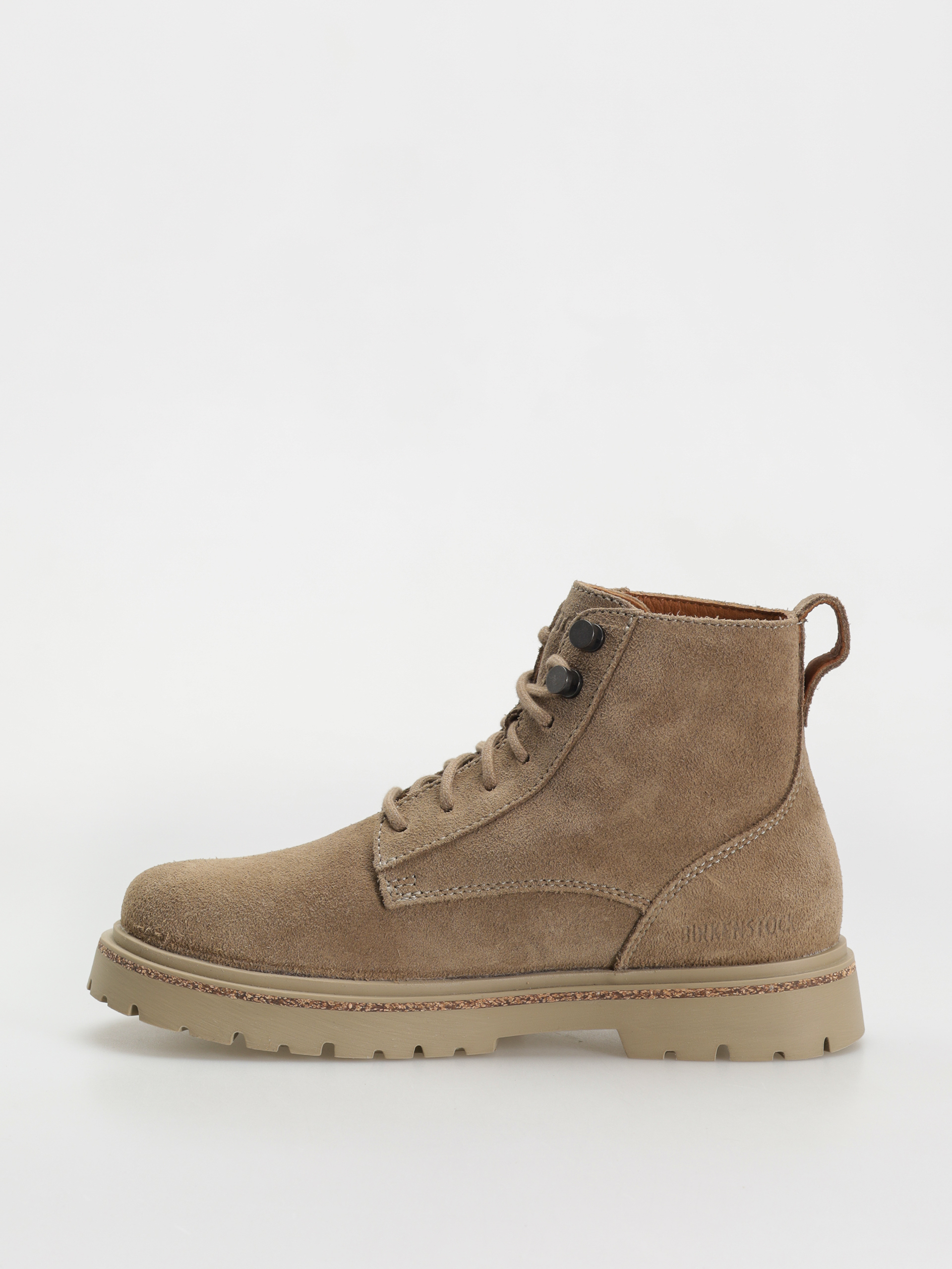 Pantofi Birkenstock Highwood Lace Mid Suede Leather Narrow Wmn (taupe)