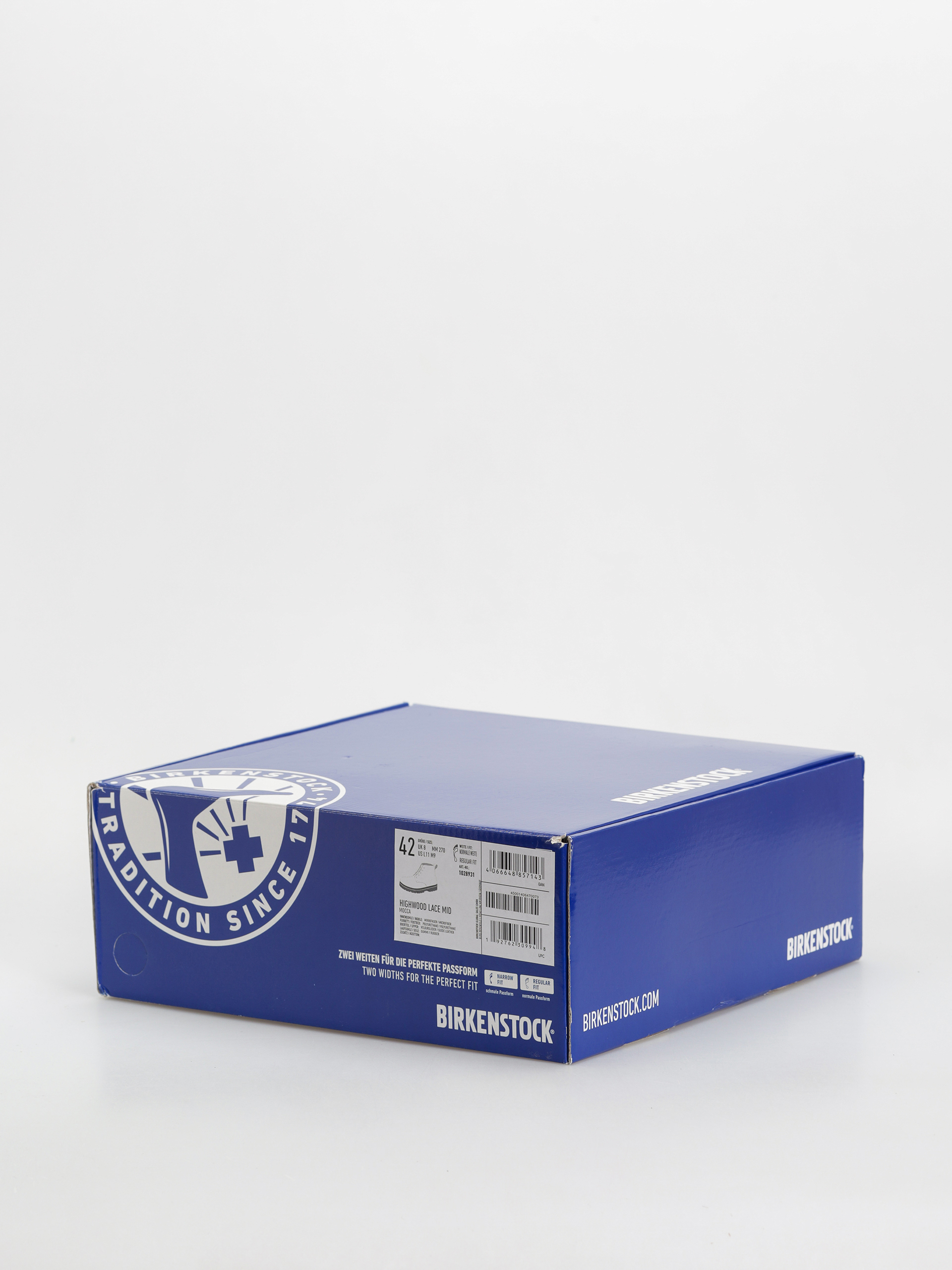 Pantofi Birkenstock Highwood Lace Mid Suede Leather Regular (mocha)