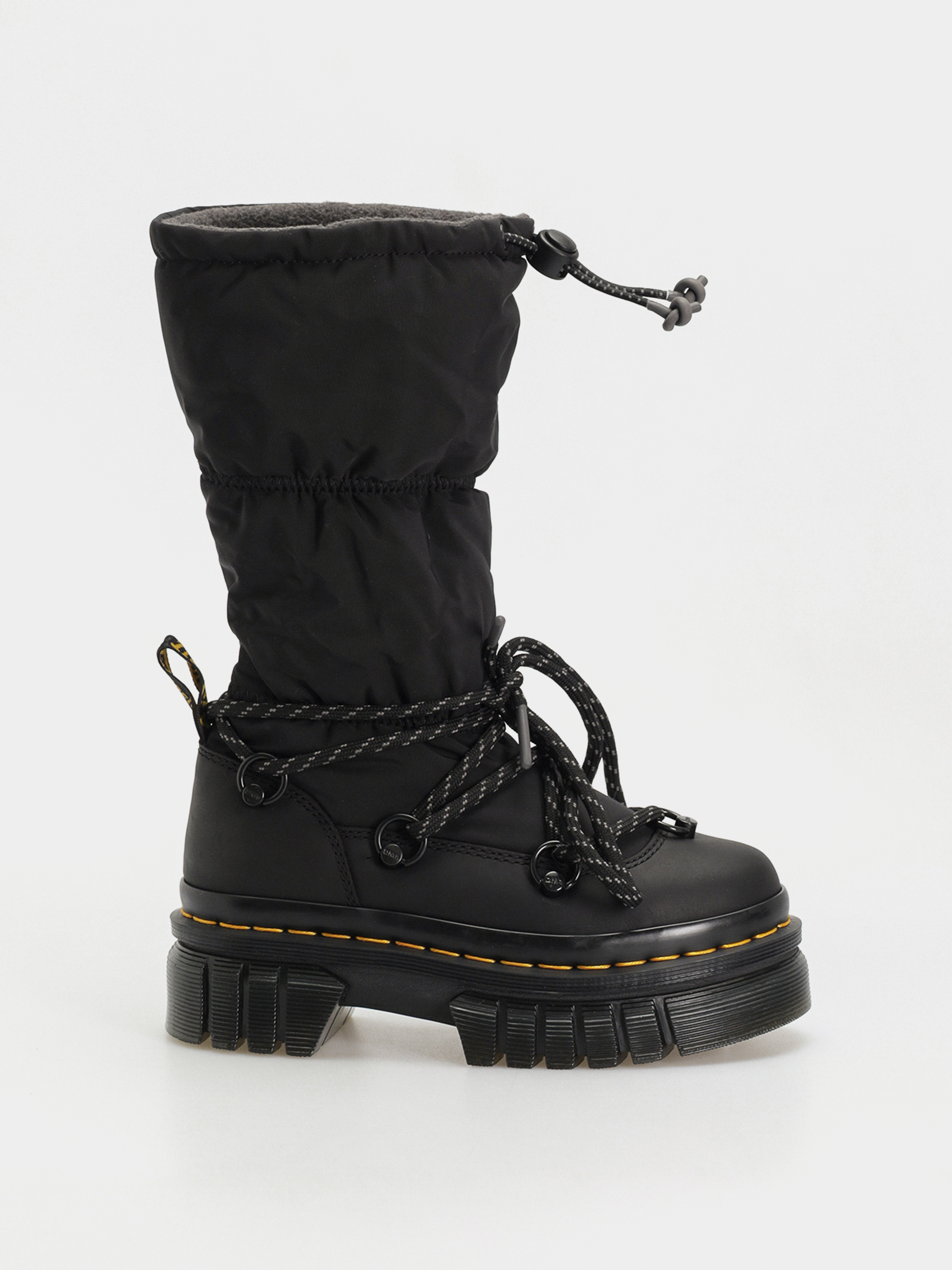 Pantofi Dr. Martens Audrick Padded Hi Wmn (black snowplow wp/soft poly)