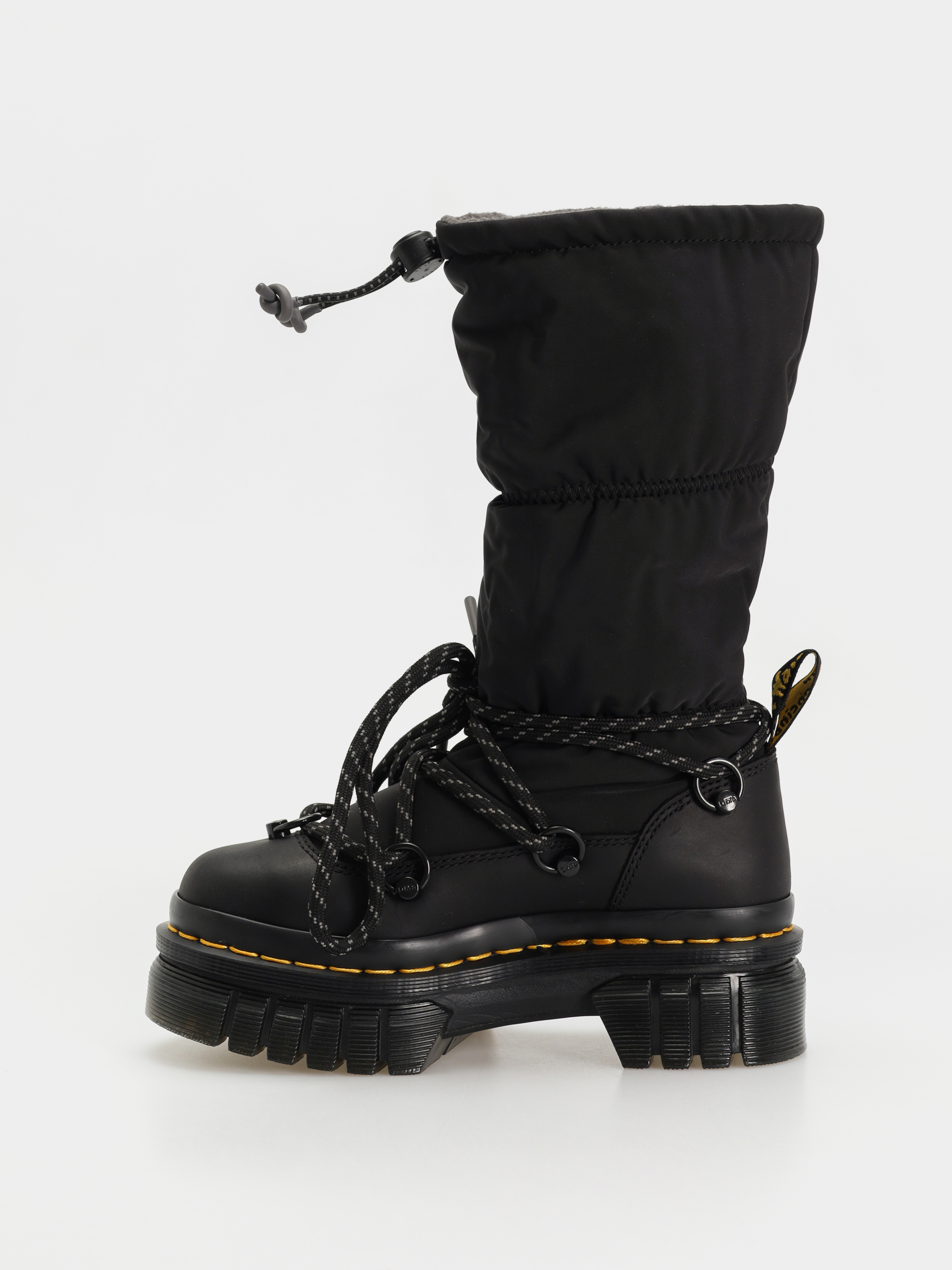 Pantofi Dr. Martens Audrick Padded Hi Wmn (black snowplow wp/soft poly)