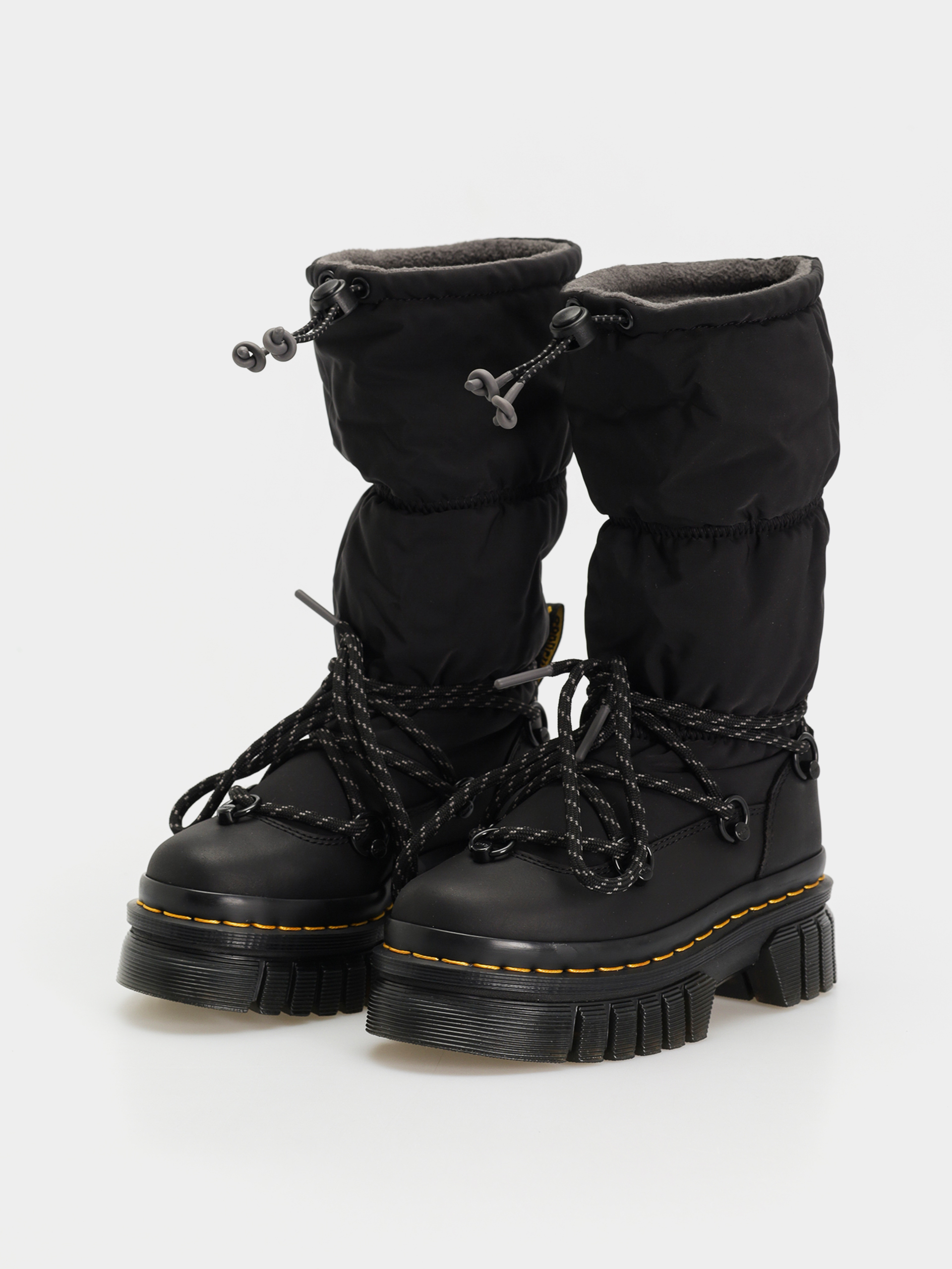 Pantofi Dr. Martens Audrick Padded Hi Wmn (black snowplow wp/soft poly)