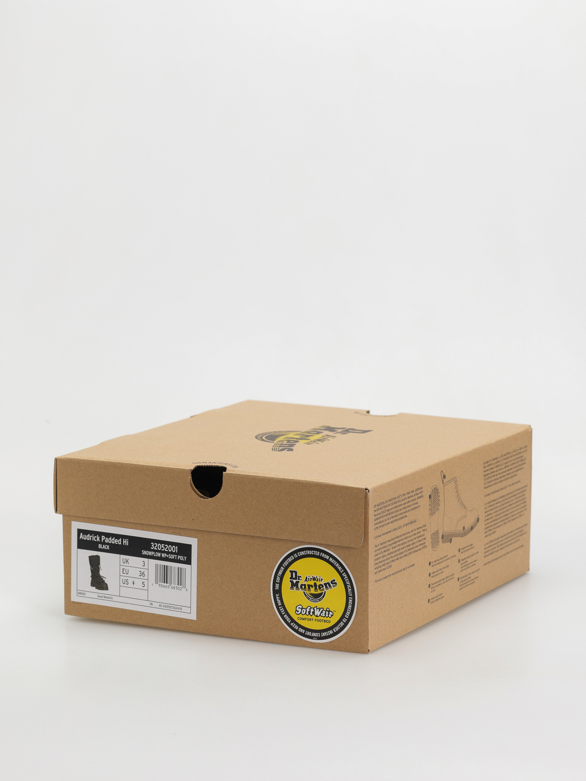 Pantofi Dr. Martens Audrick Padded Hi Wmn (black snowplow wp/soft poly)