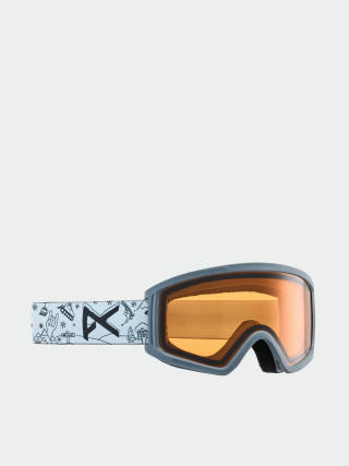 Ochelari pentru snowboard Anon Tracker 2.0 JR (resort doodles/amber)