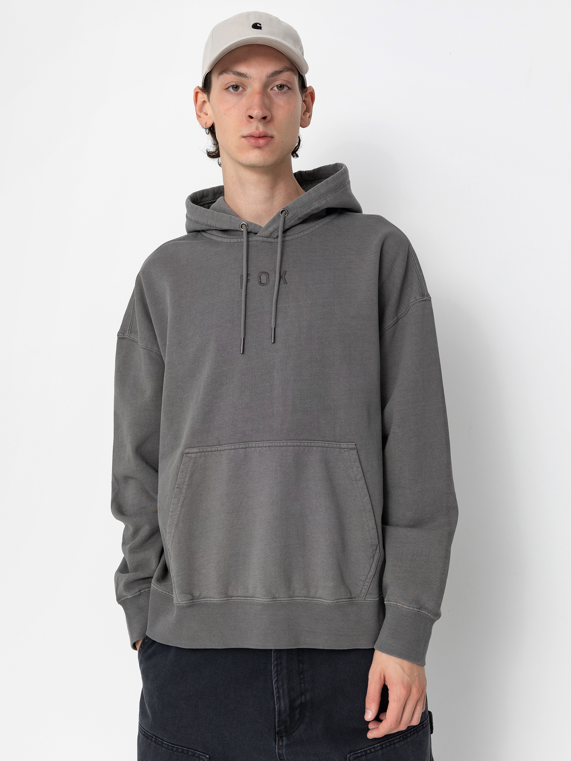 Hanorac cu glugu0103 Fox Wordmark HD (petrol)