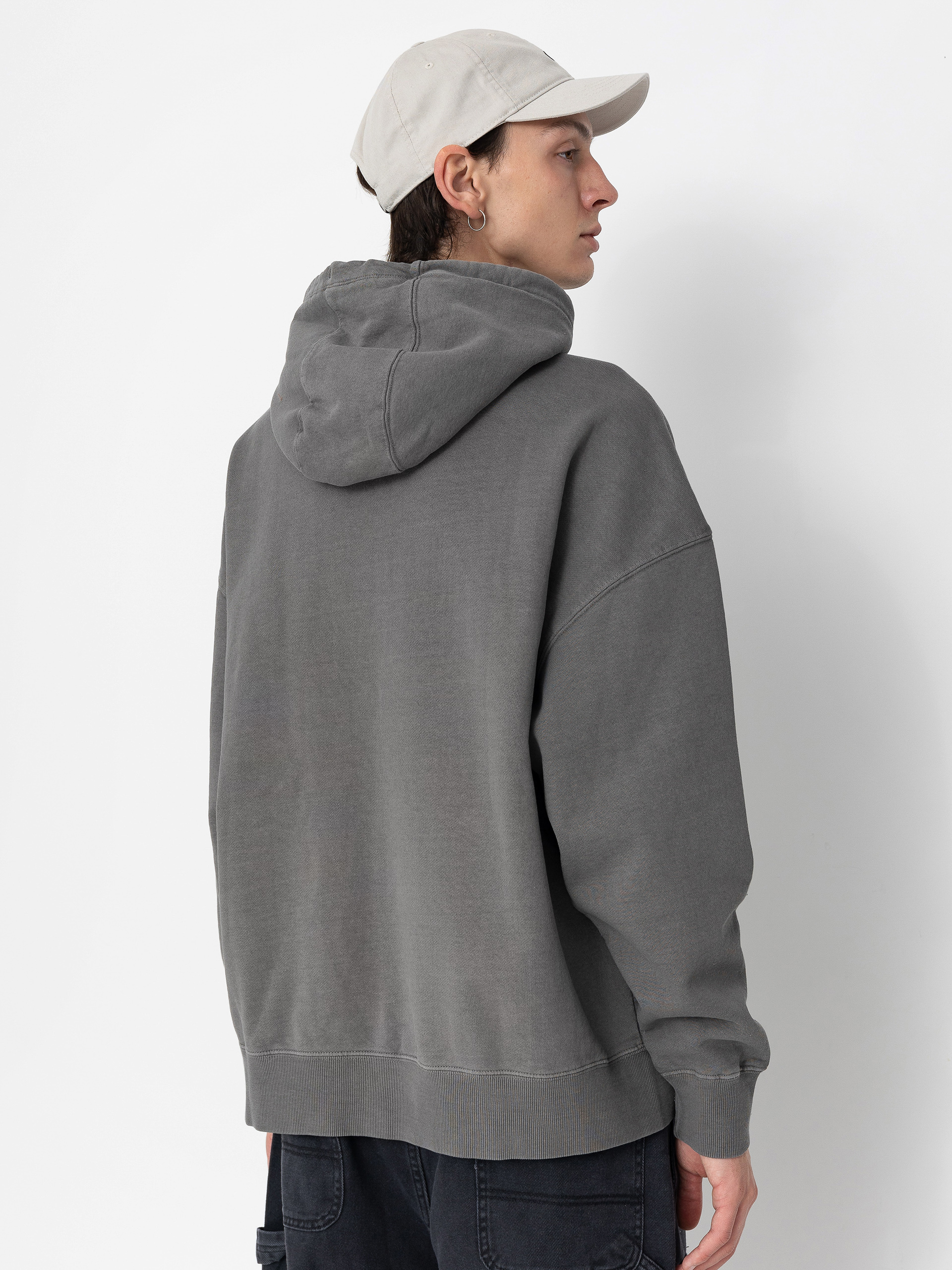 Hanorac cu glugă Fox Wordmark HD (petrol)