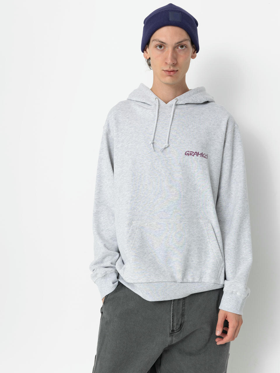 Hanorac cu glugă Gramicci Liberty HD (grey heather)