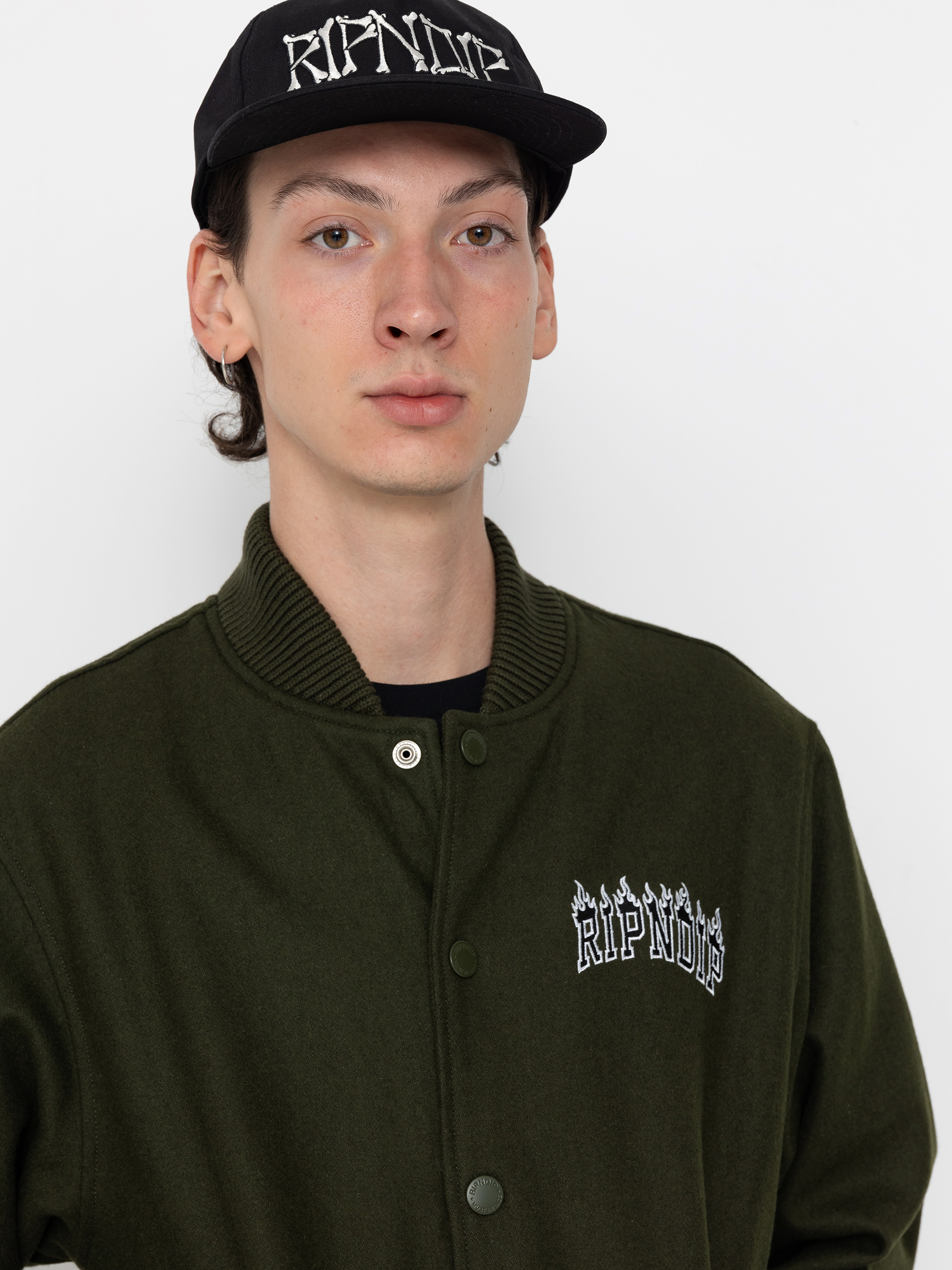 Geacă RipNDip Fire Spirit Varsity (light forest)