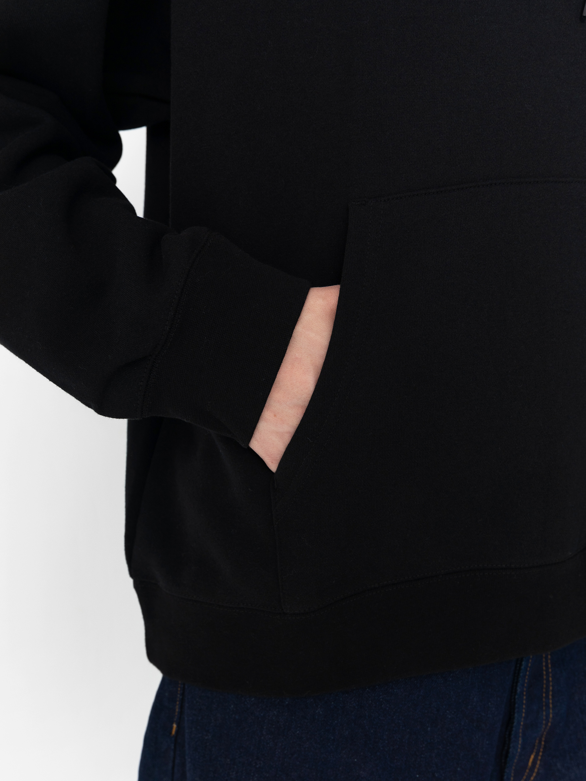 Hanorac cu glugă OBEY Quality Dissent HD (black)