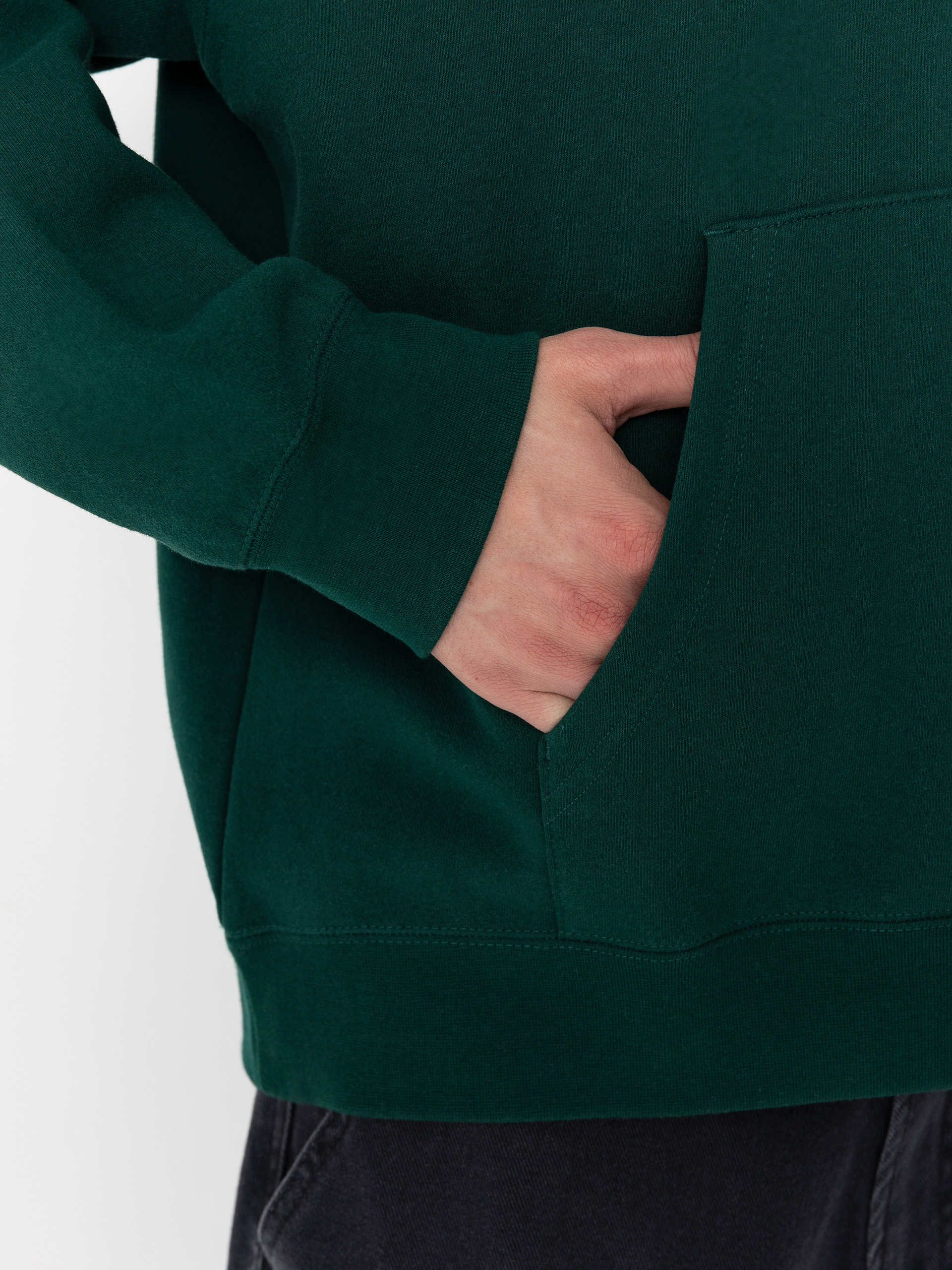 Hanorac cu glugă OBEY Quality Dissent HD (rain forest)