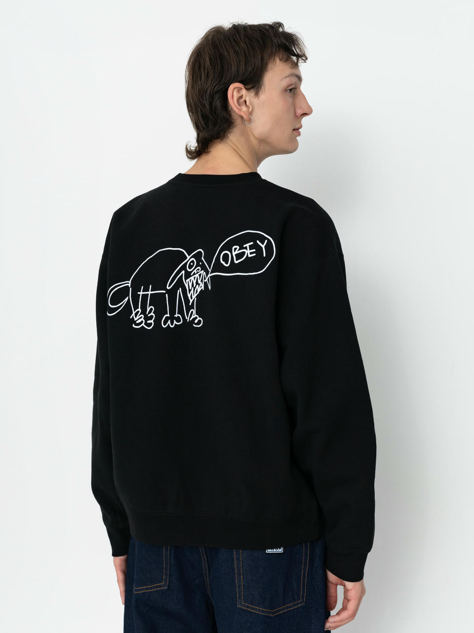 Hanorac OBEY Dog Doodle (black)