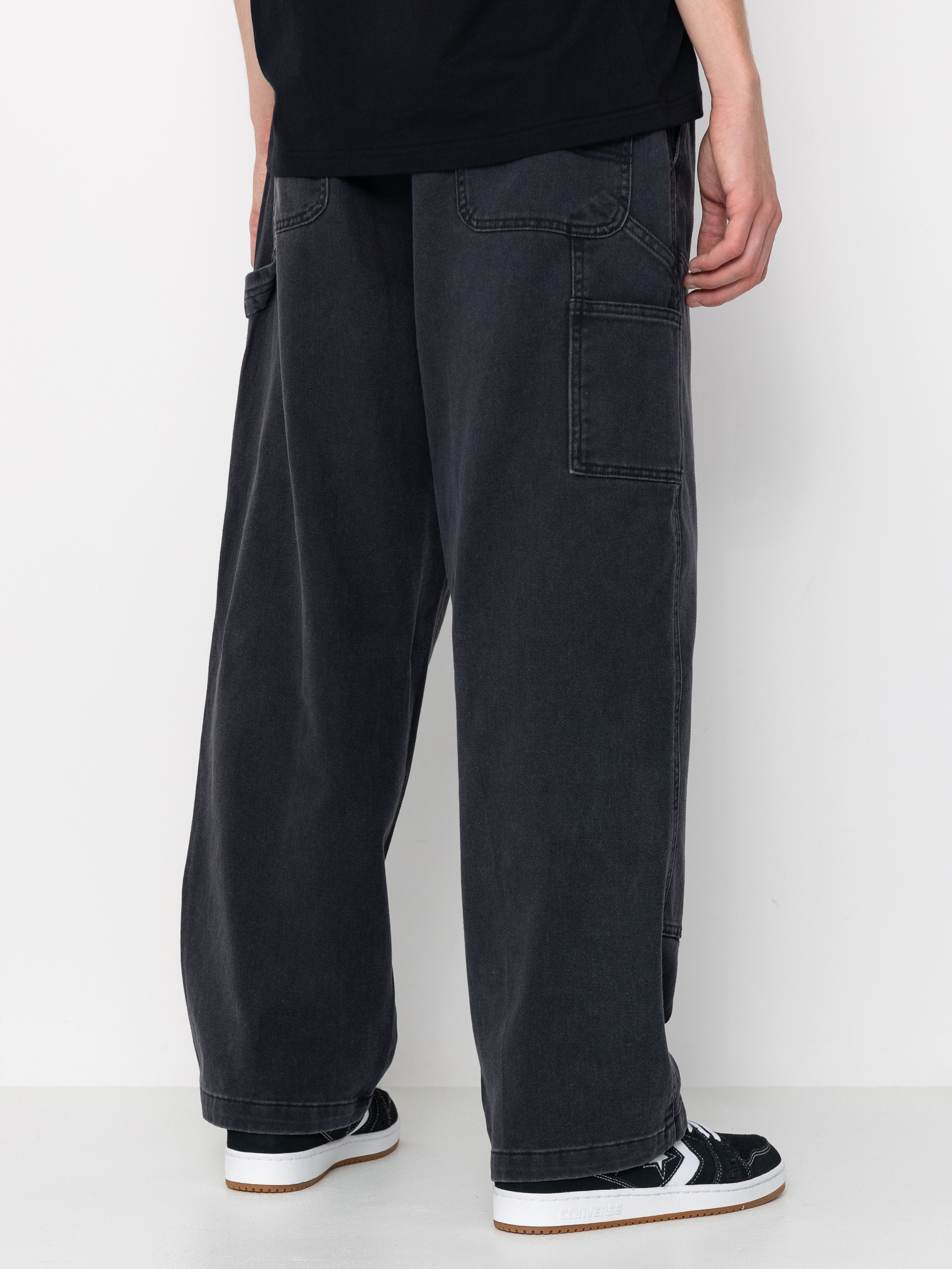 Pantaloni OBEY Bigwig Denim Carpenter (black faded wash)