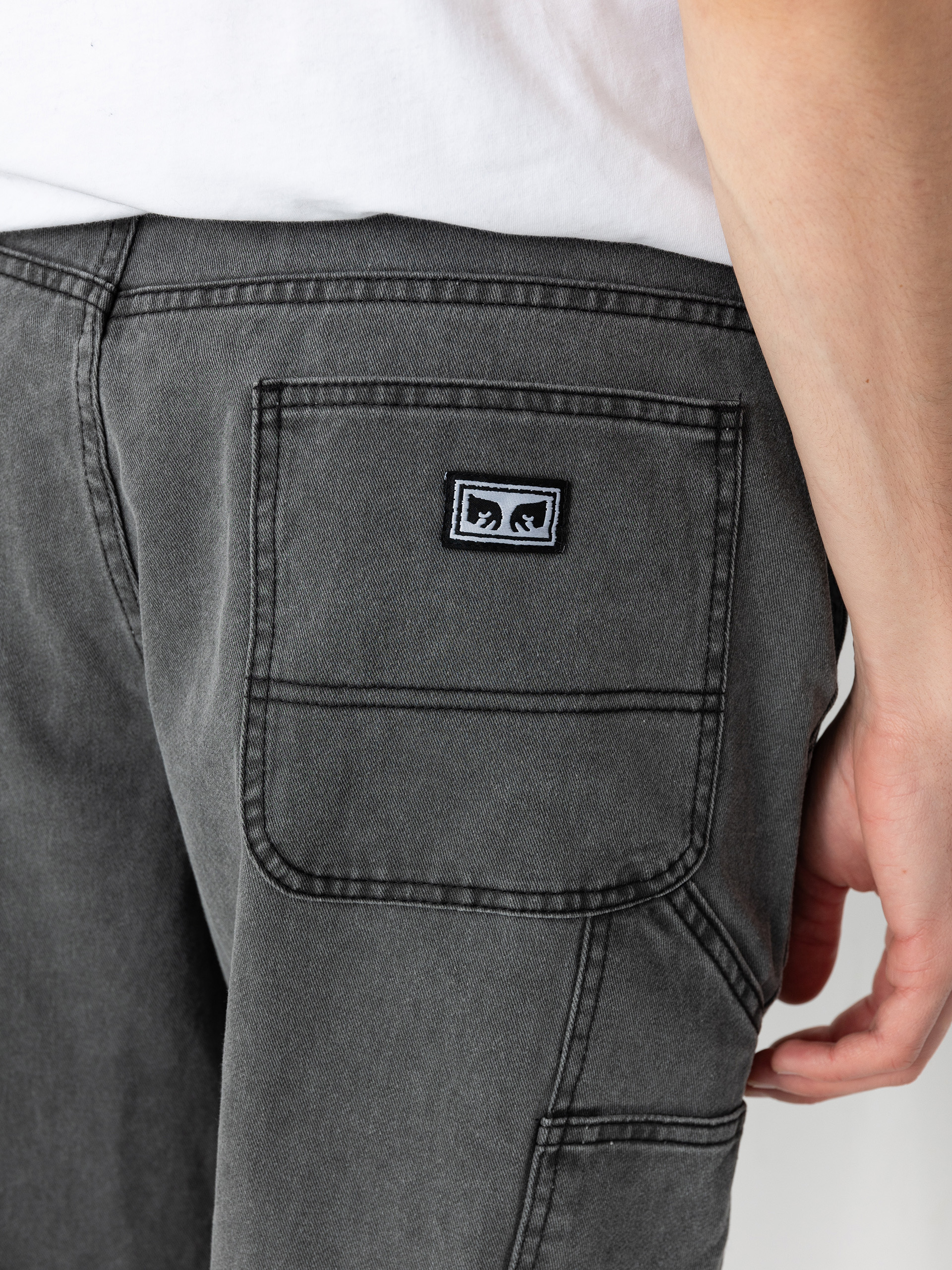 Pantaloni OBEY Big Timer Carpenter (pigment black)