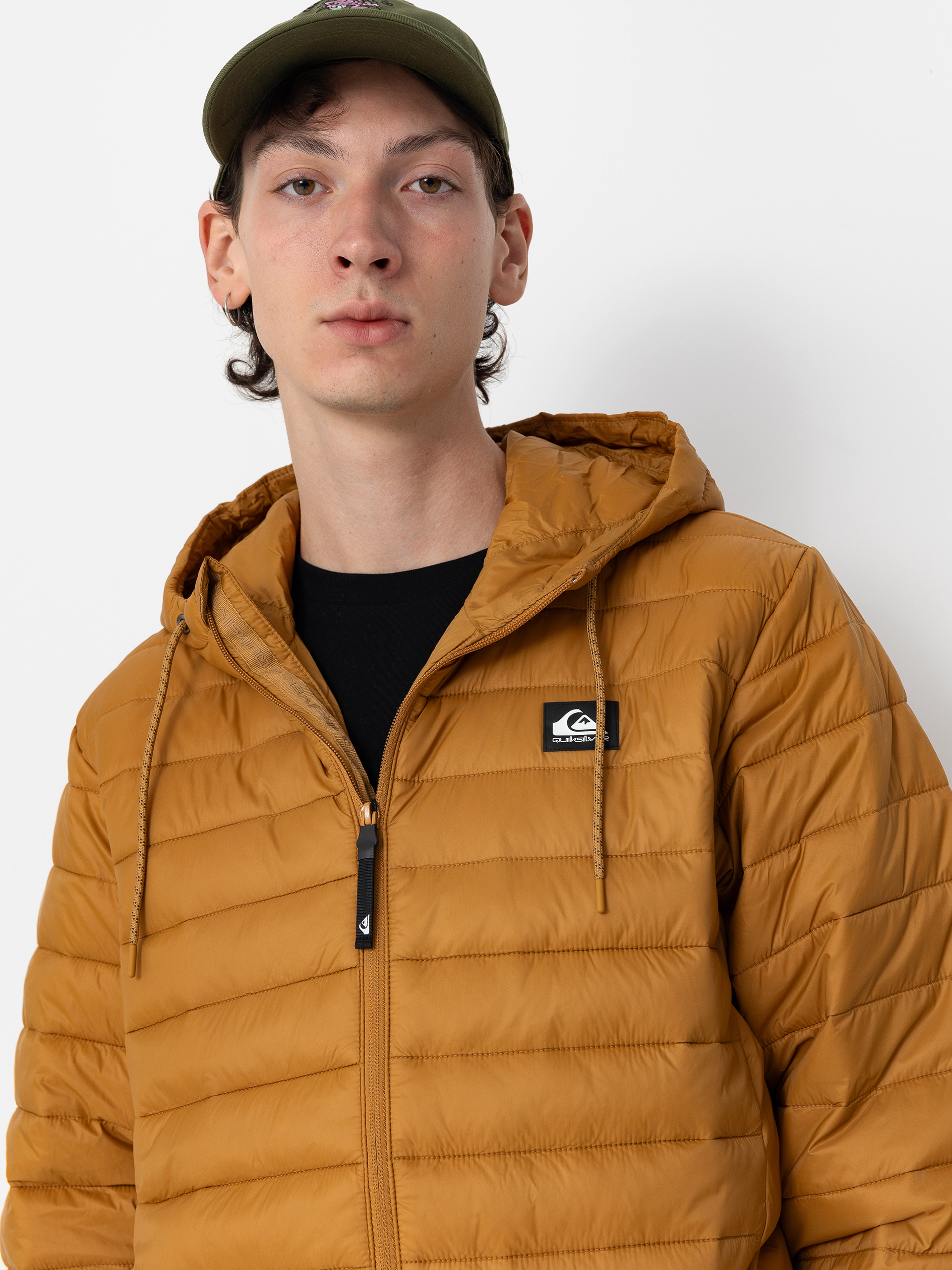 Geacă Quiksilver Scaly Hood (bone brown)