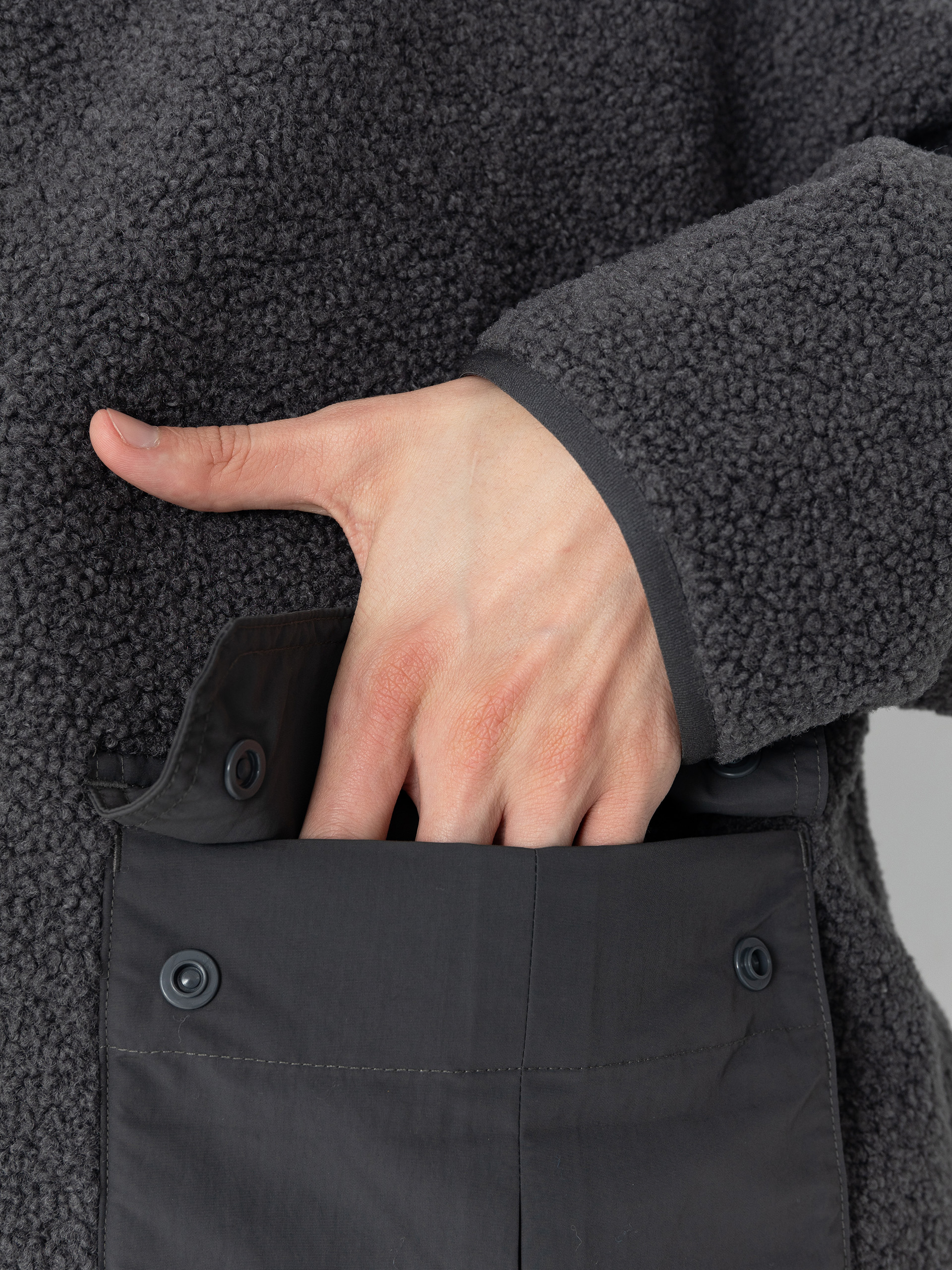 Geacă Carhartt WIP Devin Liner (graphite/graphite)