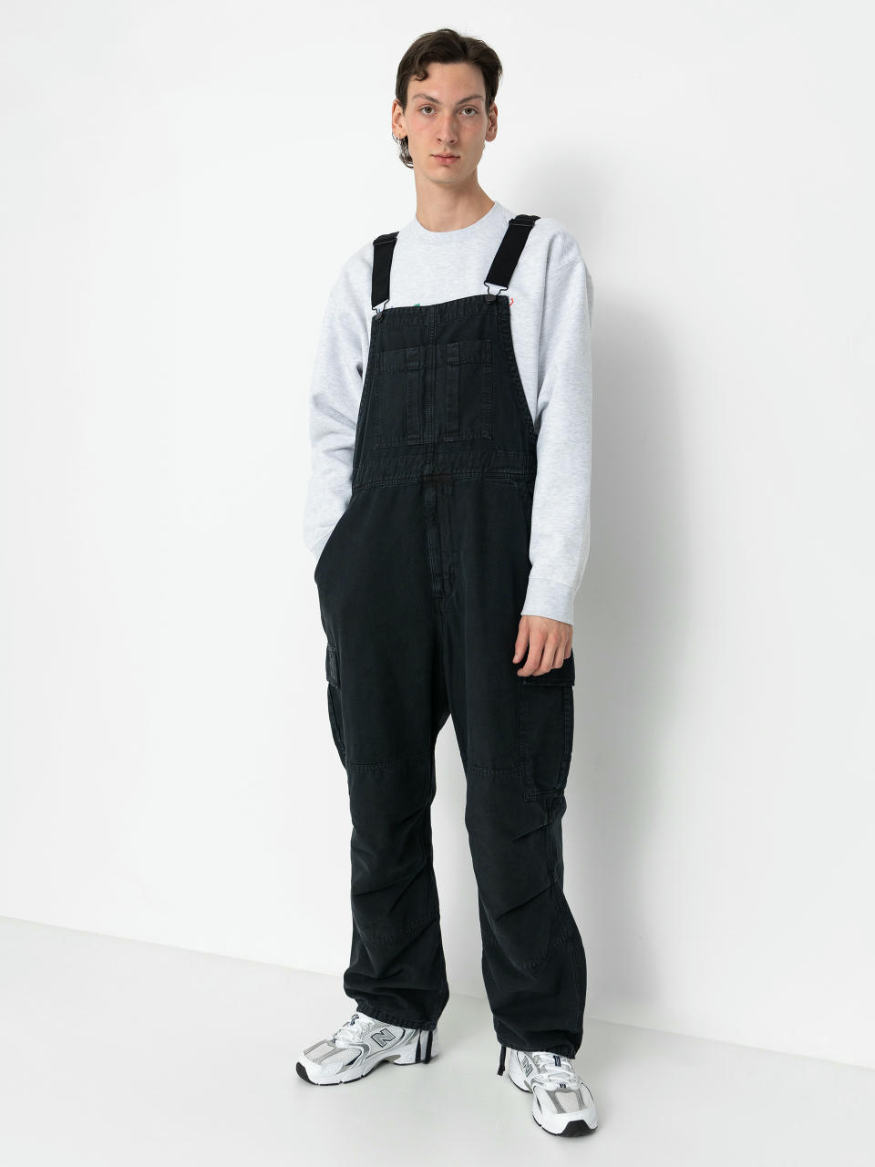 Pantaloni Carhartt WIP Cargo Bib Overall (black)