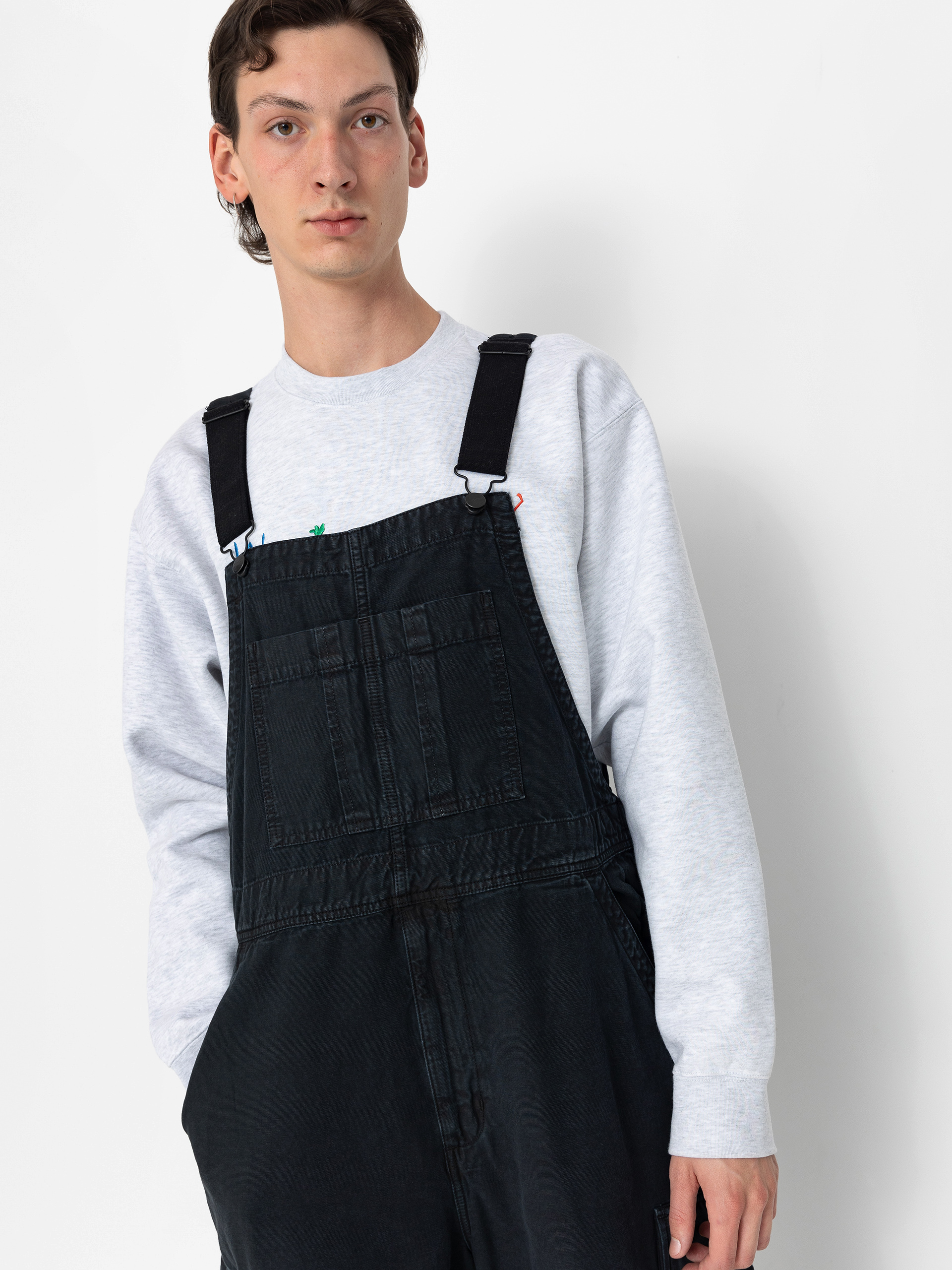Pantaloni Carhartt WIP Cargo Bib Overall (black)