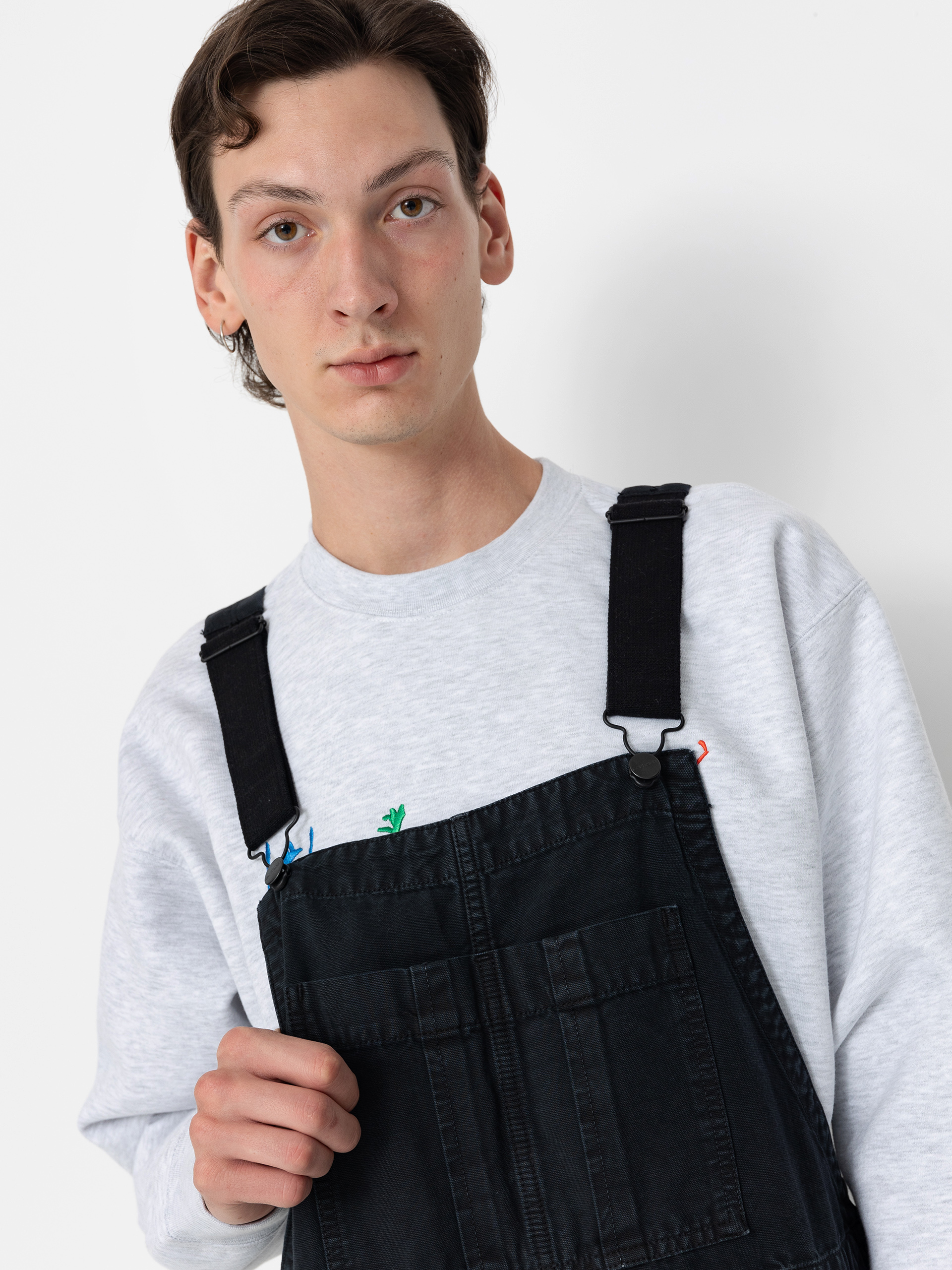 Pantaloni Carhartt WIP Cargo Bib Overall (black)