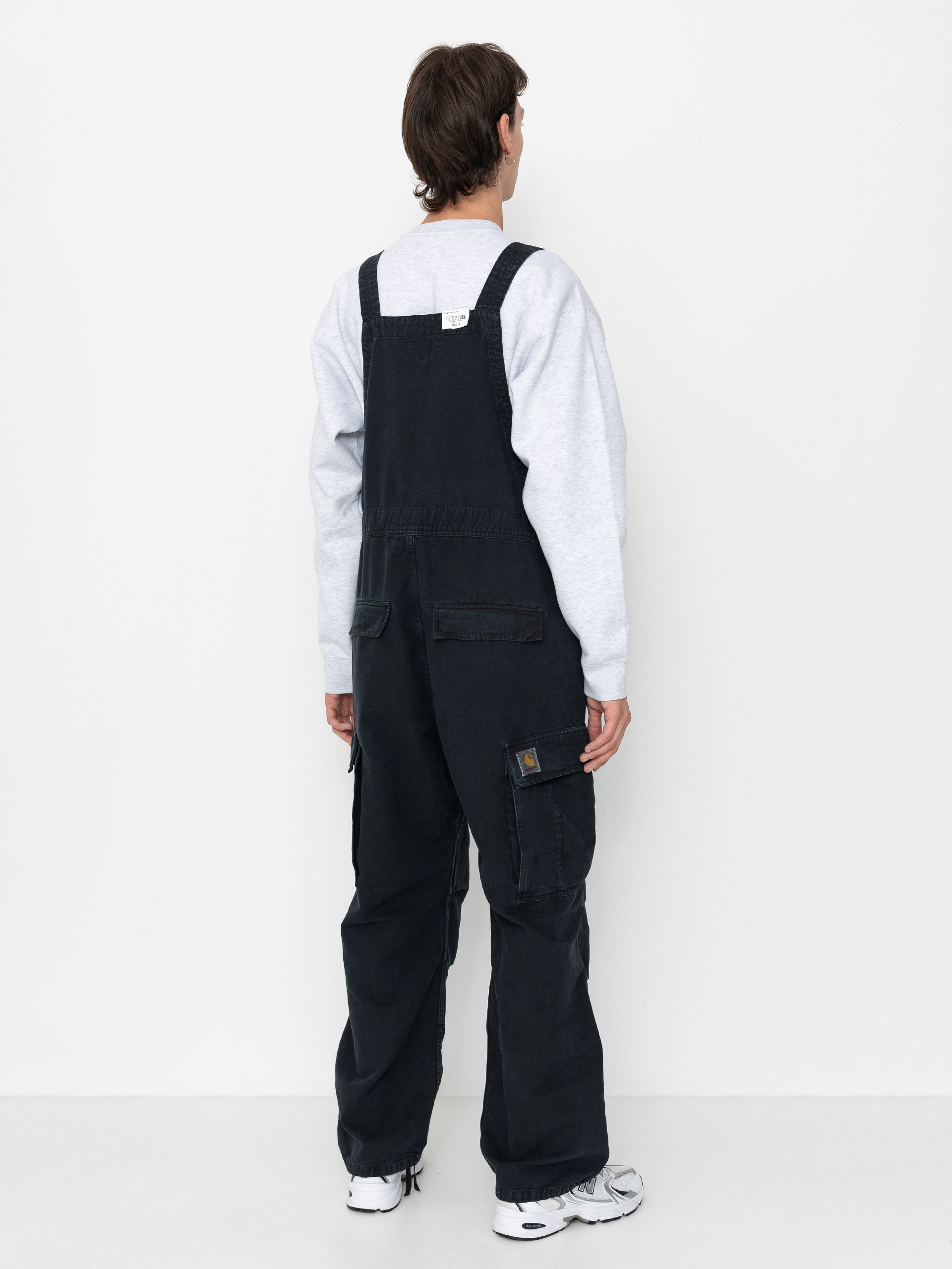 Pantaloni Carhartt WIP Cargo Bib Overall (black)