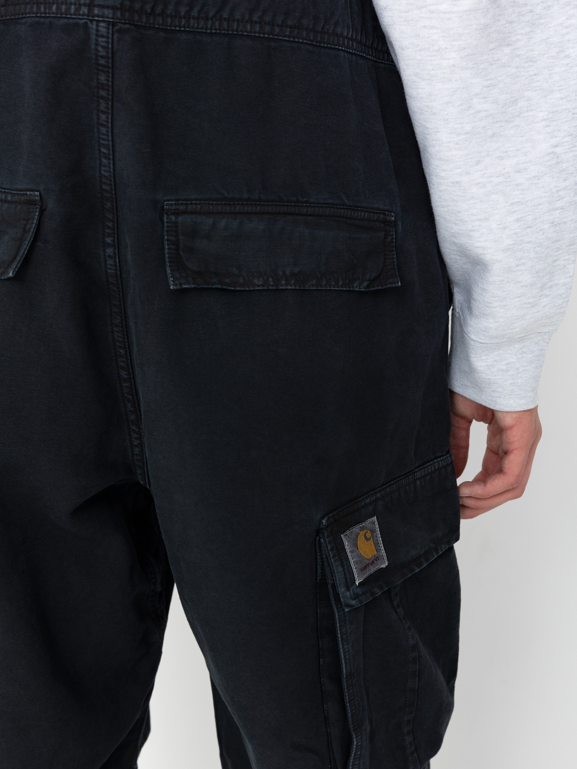 Pantaloni Carhartt WIP Cargo Bib Overall (black)