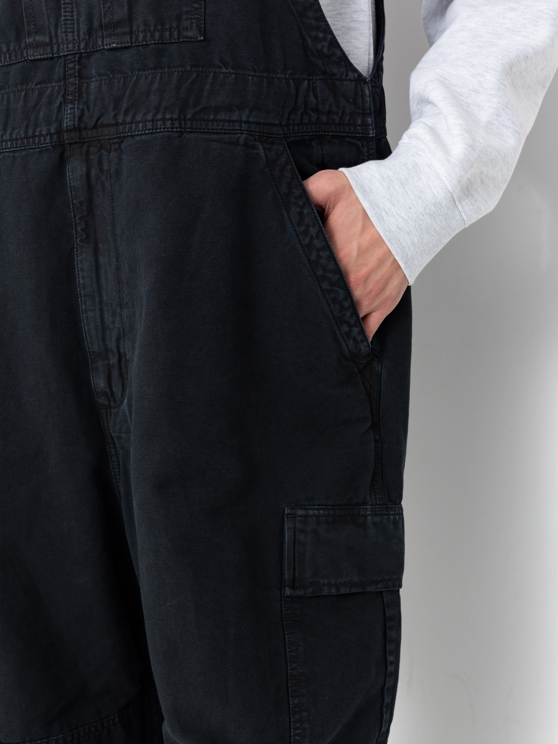 Pantaloni Carhartt WIP Cargo Bib Overall (black)