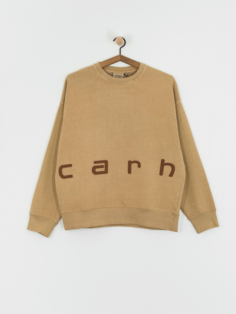 Hanorac Carhartt WIP Felt Script (peanut/tobacco)