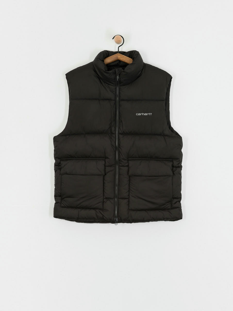 Vestă Carhartt WIP Springfield (black/misty grey)