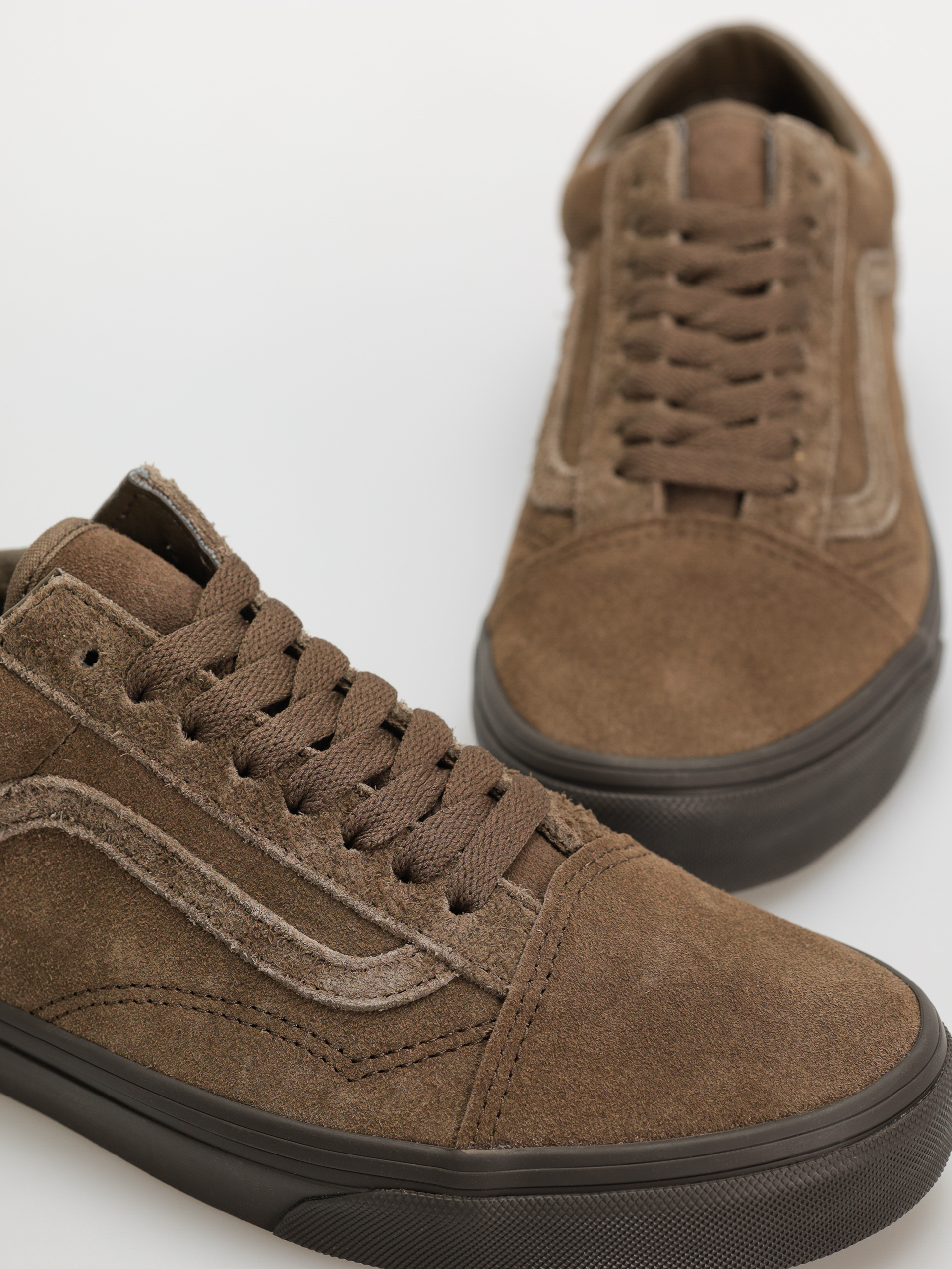 Pantofi Vans Old Skool (suede mix teak)