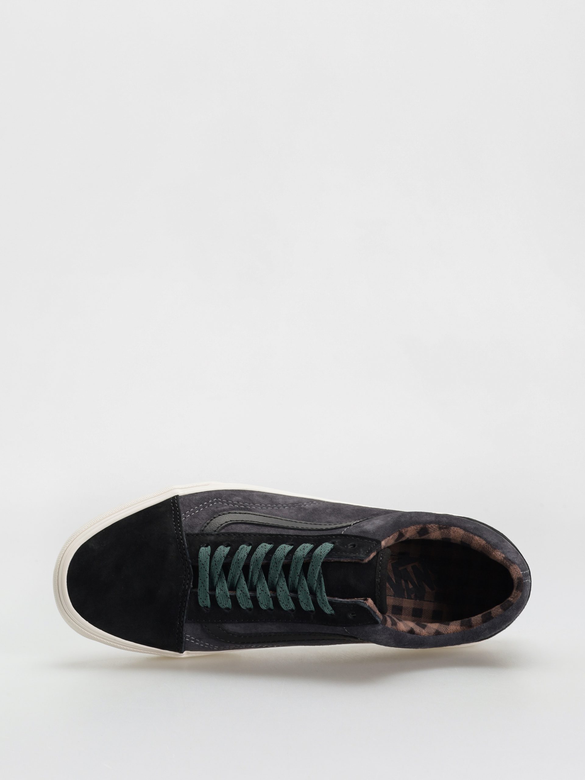 Pantofi Vans Old Skool (pig suede plaid gray/black)