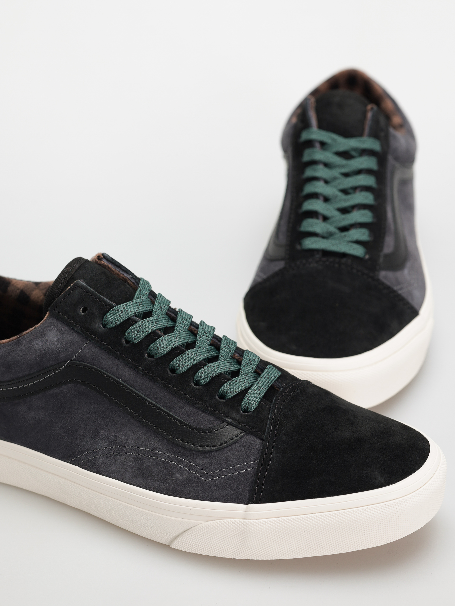 Pantofi Vans Old Skool (pig suede plaid gray/black)