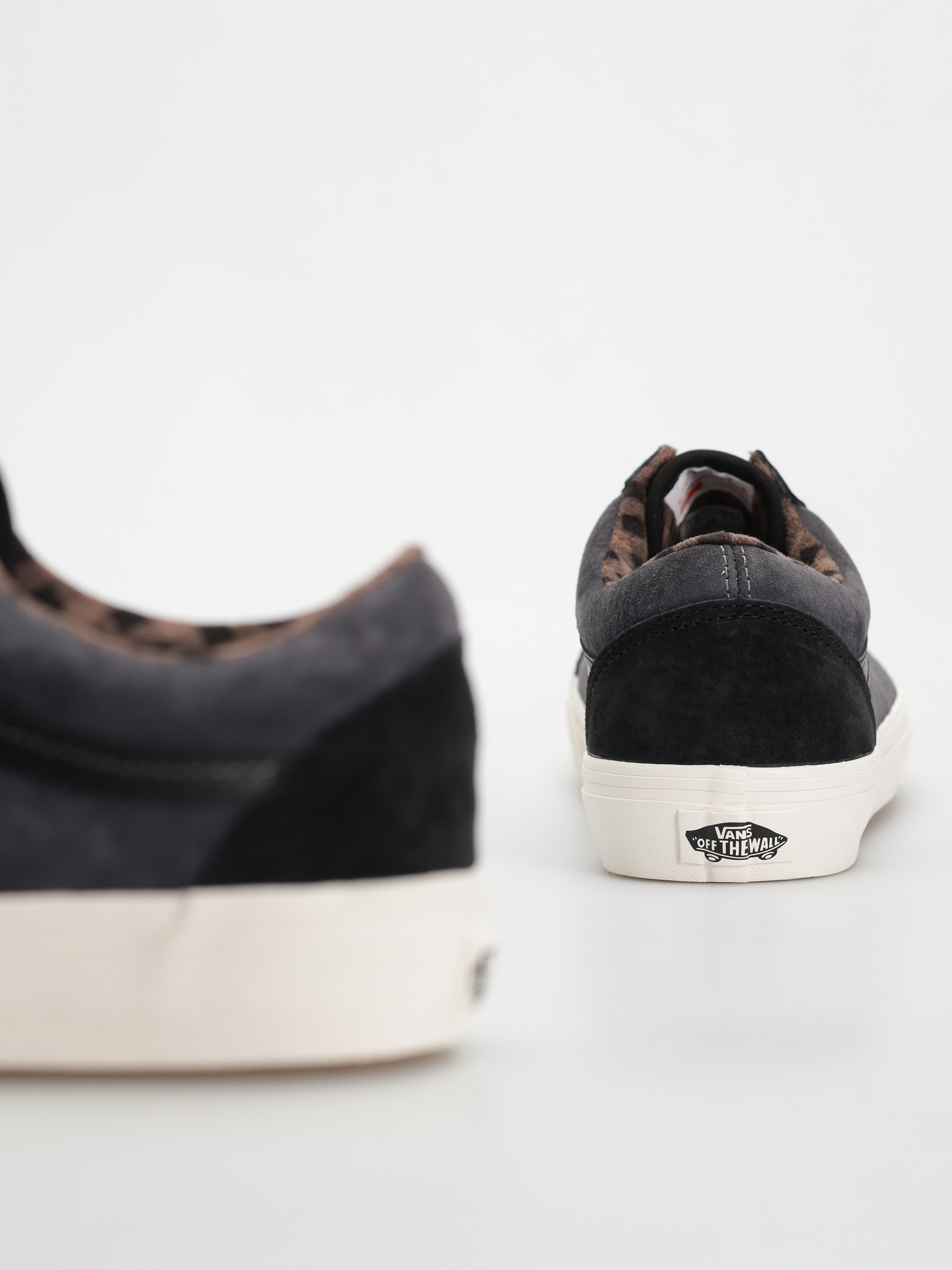 Pantofi Vans Old Skool (pig suede plaid gray/black)