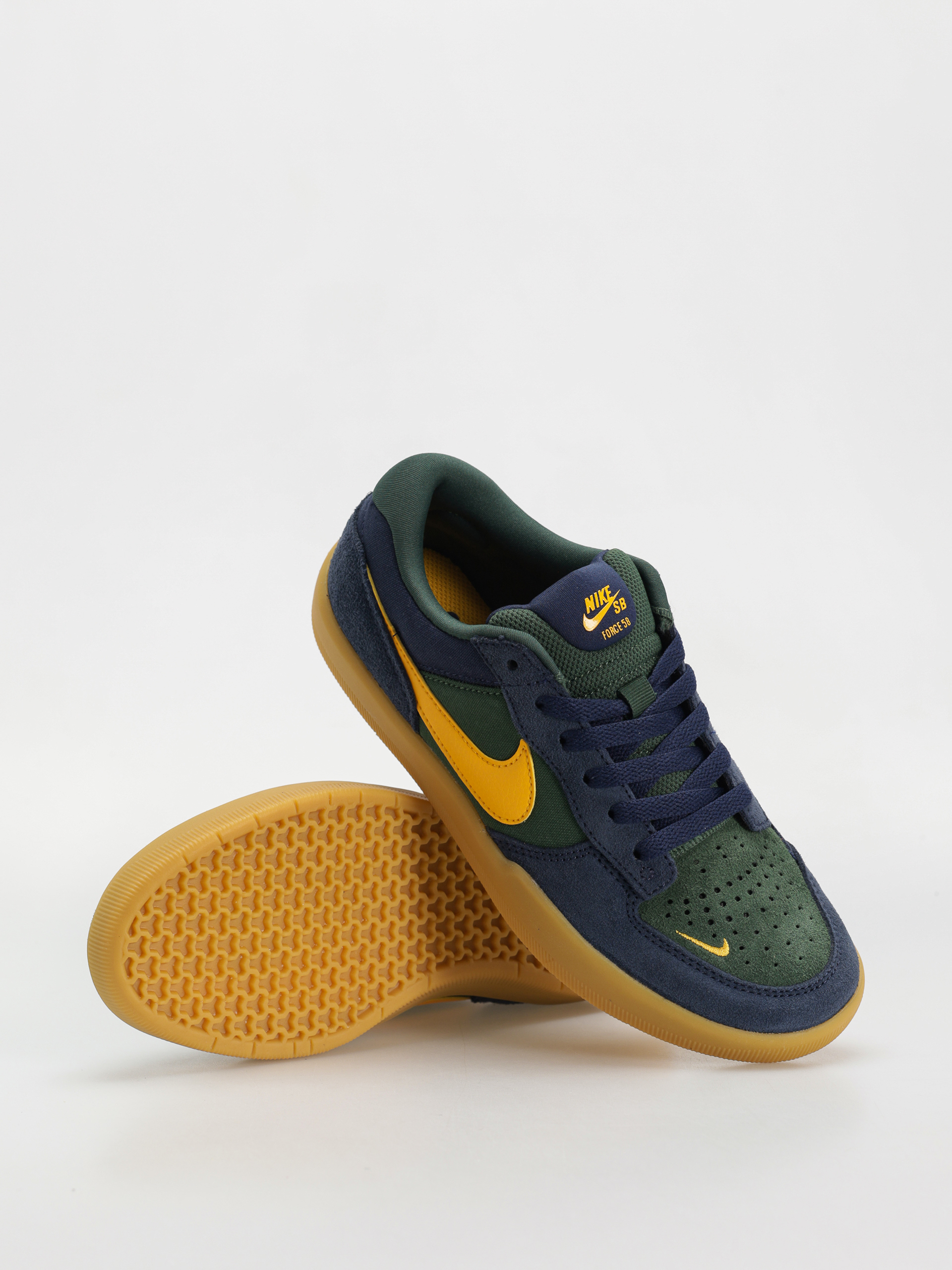 Pantofi Nike SB Force 58 (midnight navy/university gold fir)