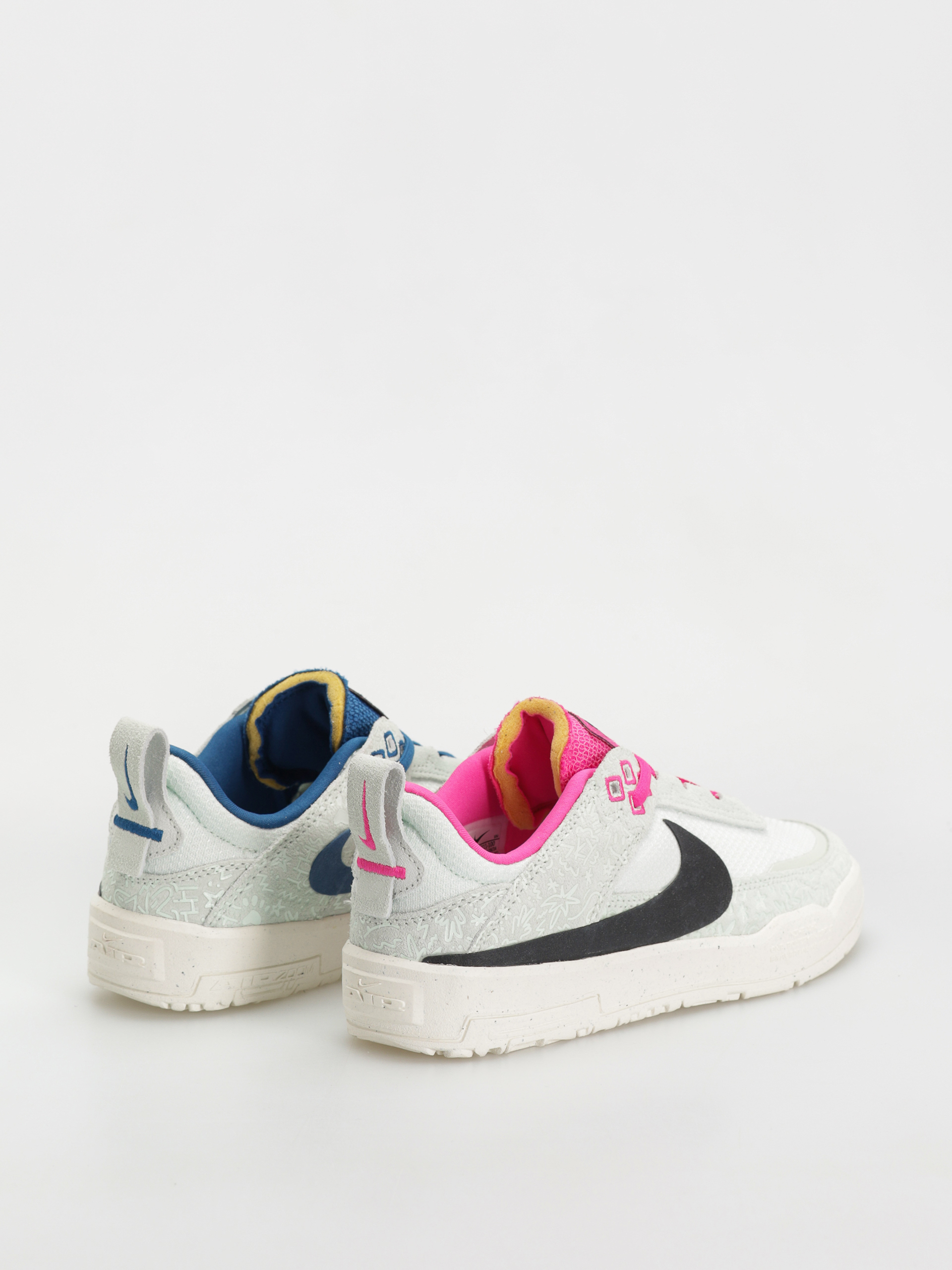 Pantofi Nike SB Day One SE JR (sail/black barely green fierce pink)