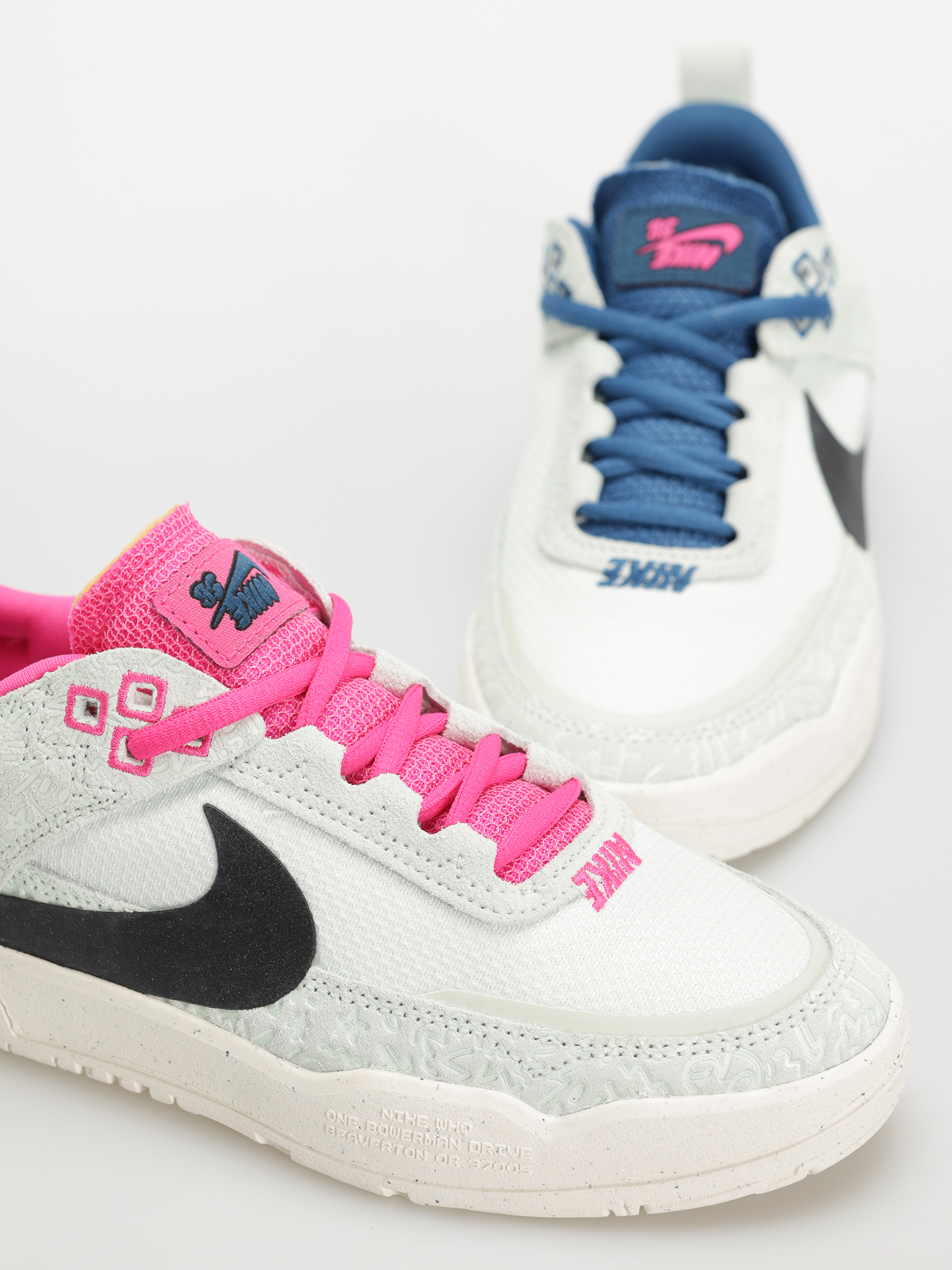 Pantofi Nike SB Day One SE JR (sail/black barely green fierce pink)