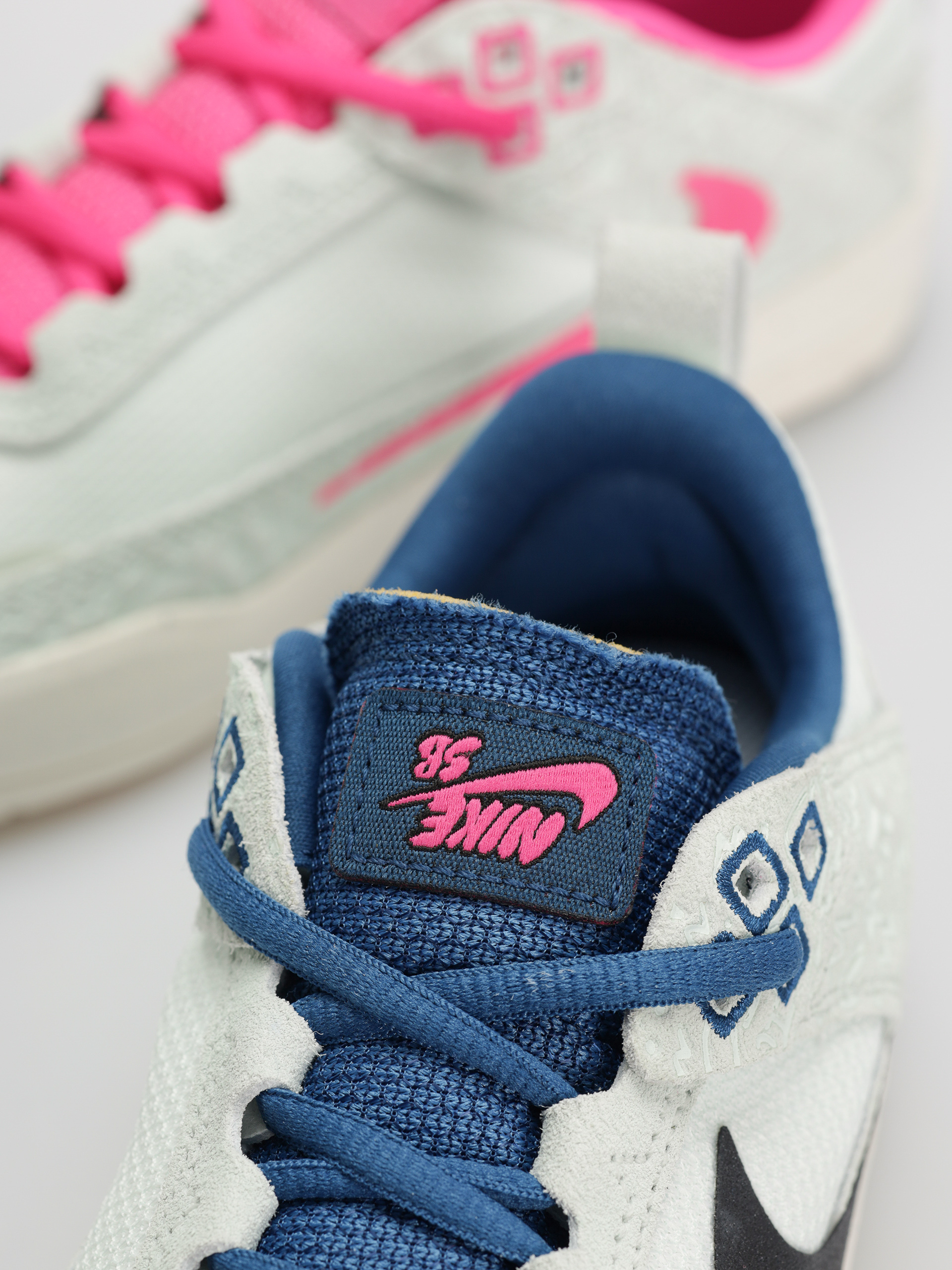 Pantofi Nike SB Day One SE JR (sail/black barely green fierce pink)