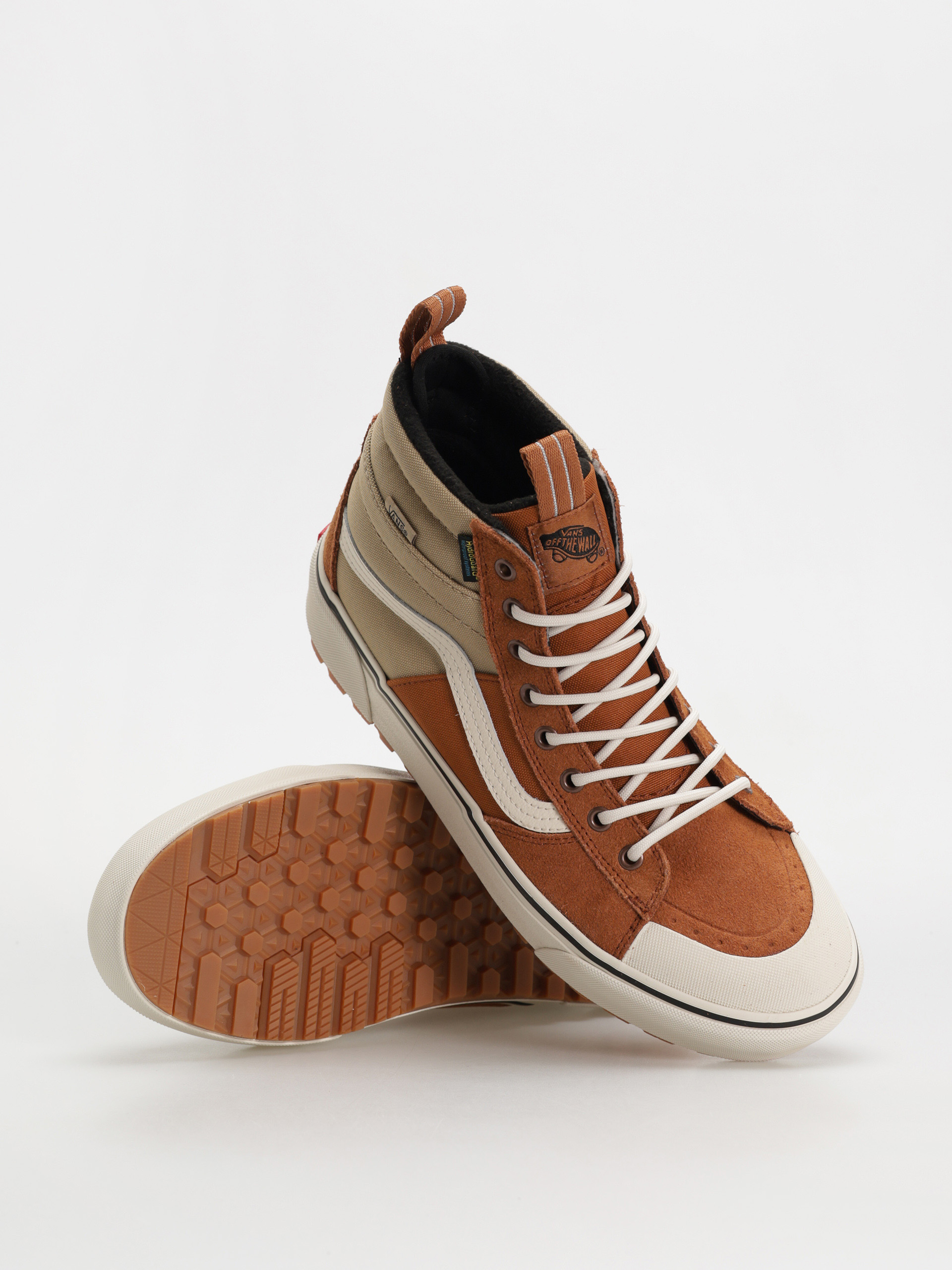 Pantofi Vans Sk8 Hi Waterproof MTE (glazed ginger/marshmallow)