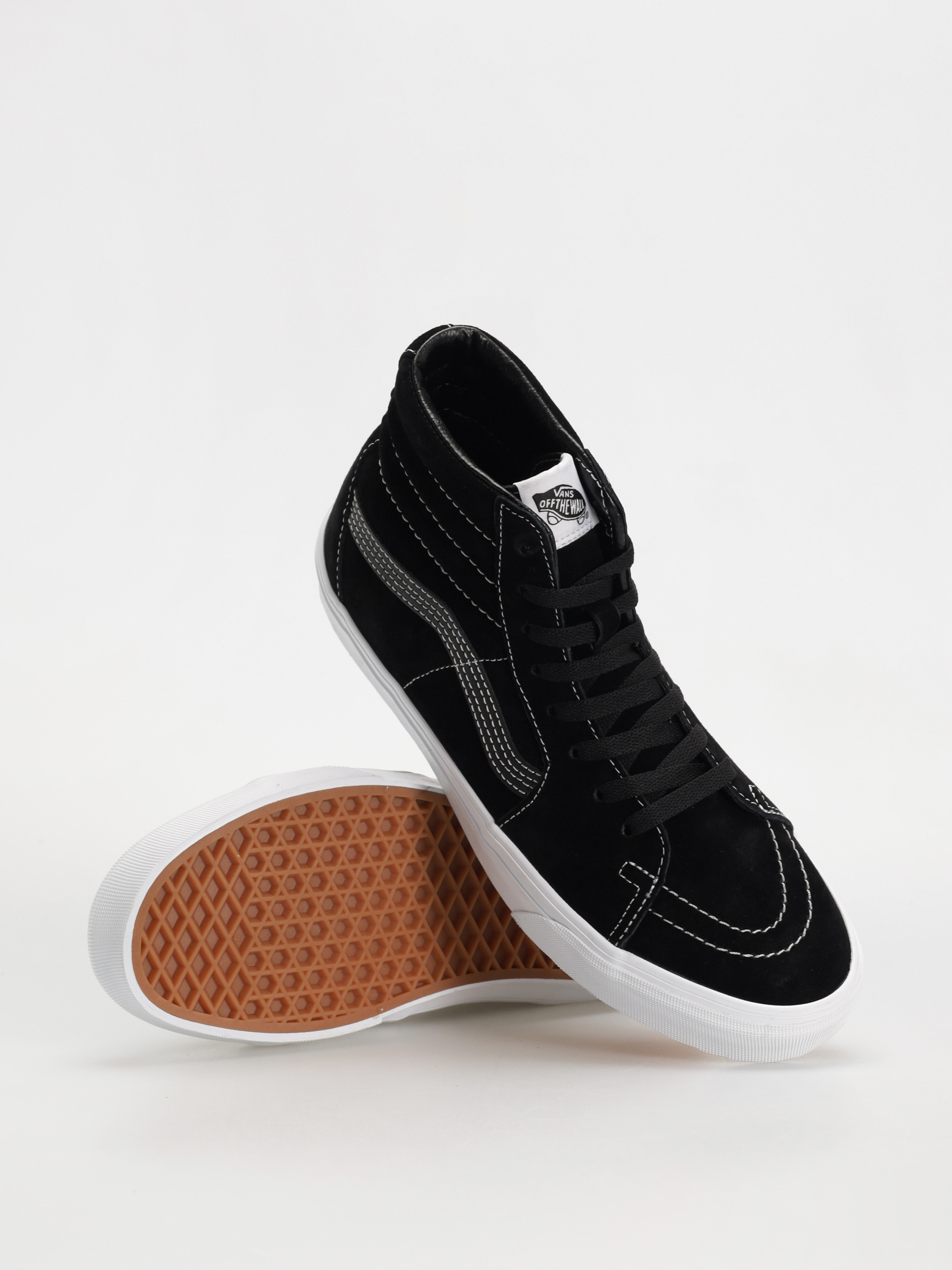 Pantofi Vans Sk8 Hi (pig suede black)