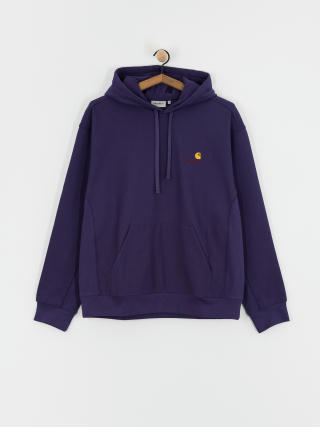 Hanorac cu glugă Carhartt WIP American Script HD (aura)