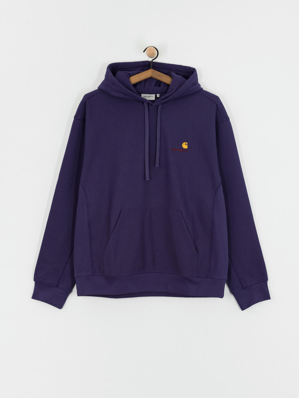 Hanorac cu glugă Carhartt WIP American Script HD (aura)