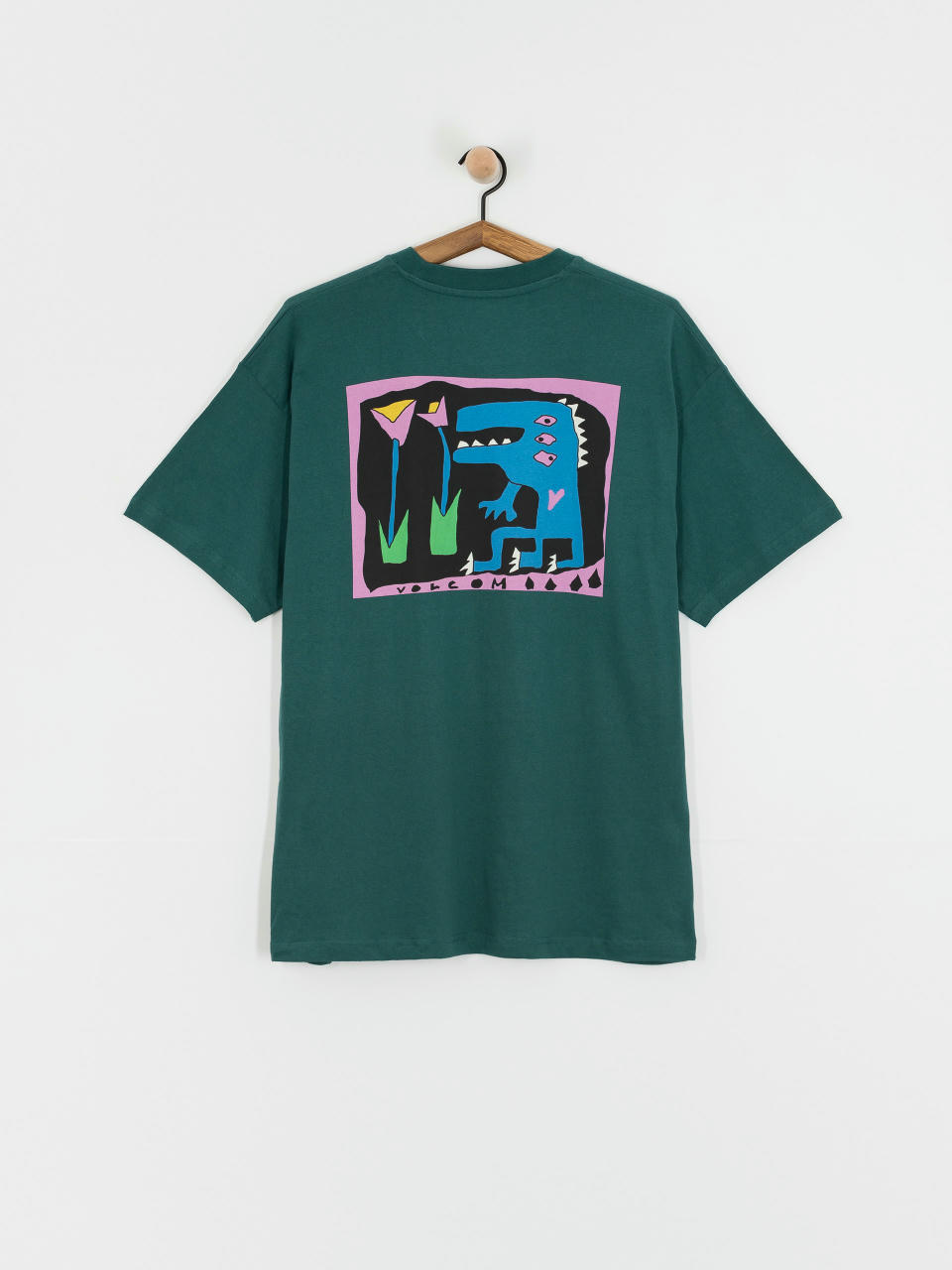 Tricou Volcom Arthur Dino Lse (evergreen)