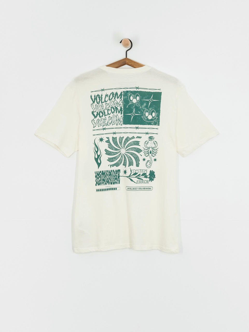 Tricou Volcom System Error (off white)