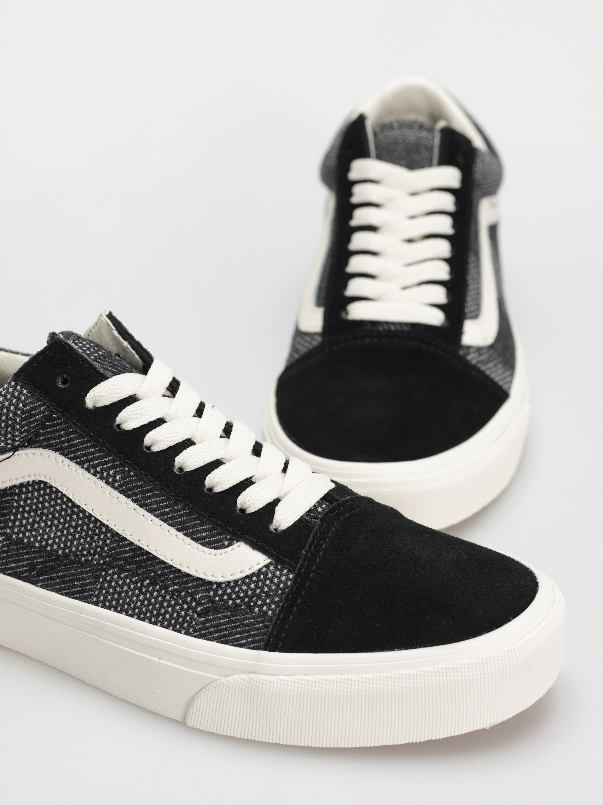 Pantofi Vans Old Skool (denim check black)