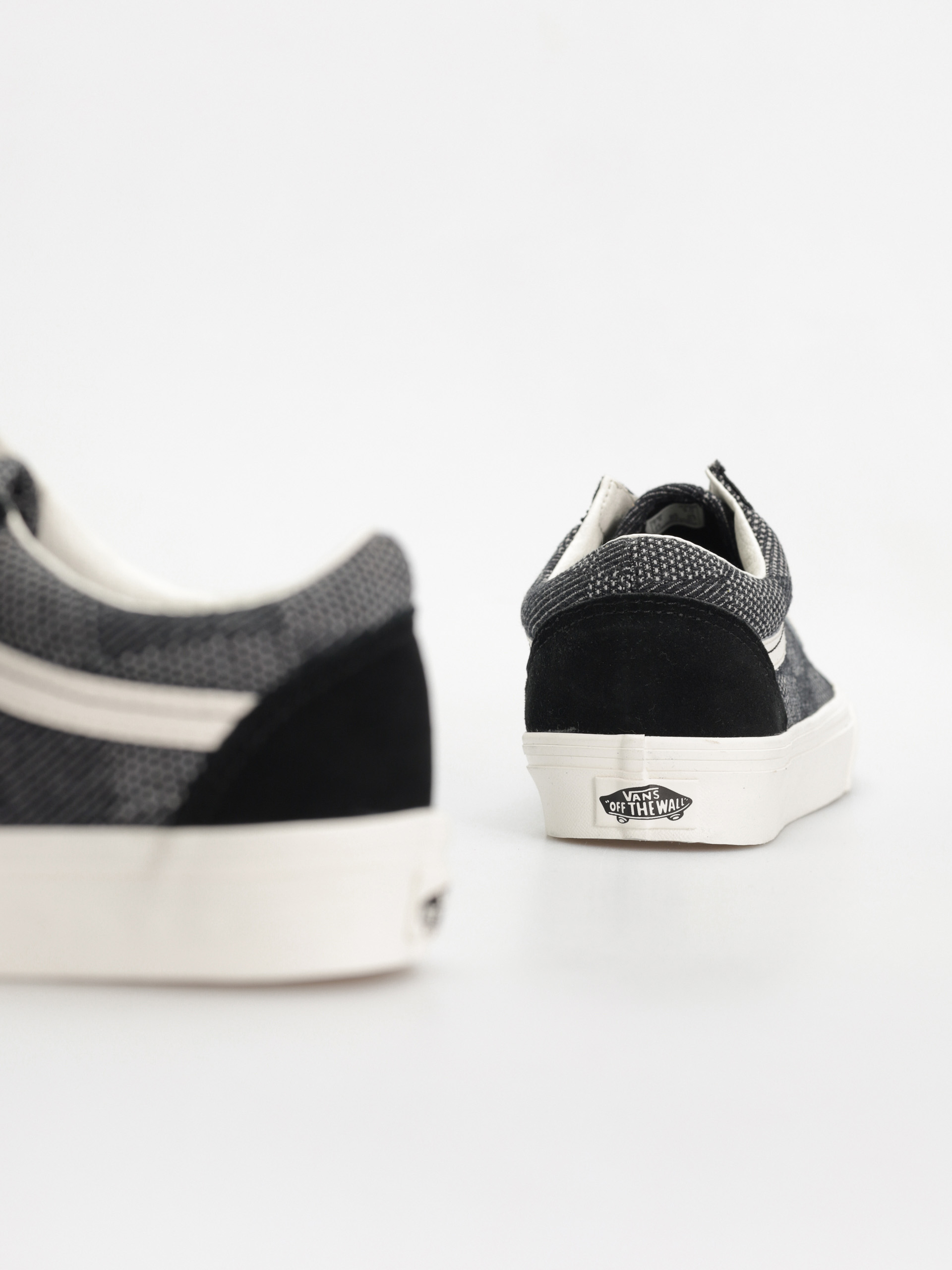 Pantofi Vans Old Skool (denim check black)