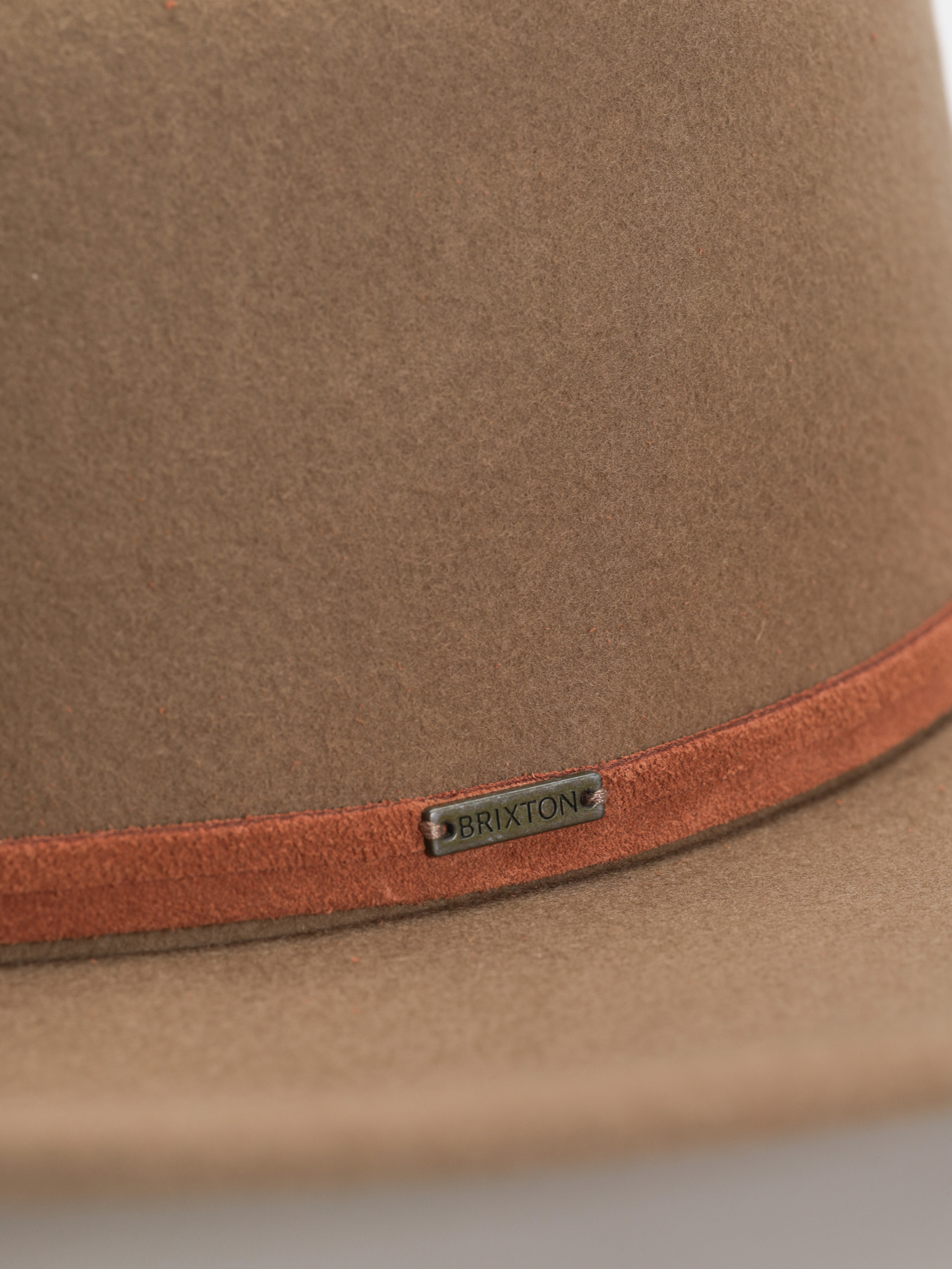 Pălărie Brixton Brenton Convertabrim Fedora (tobacco brown)