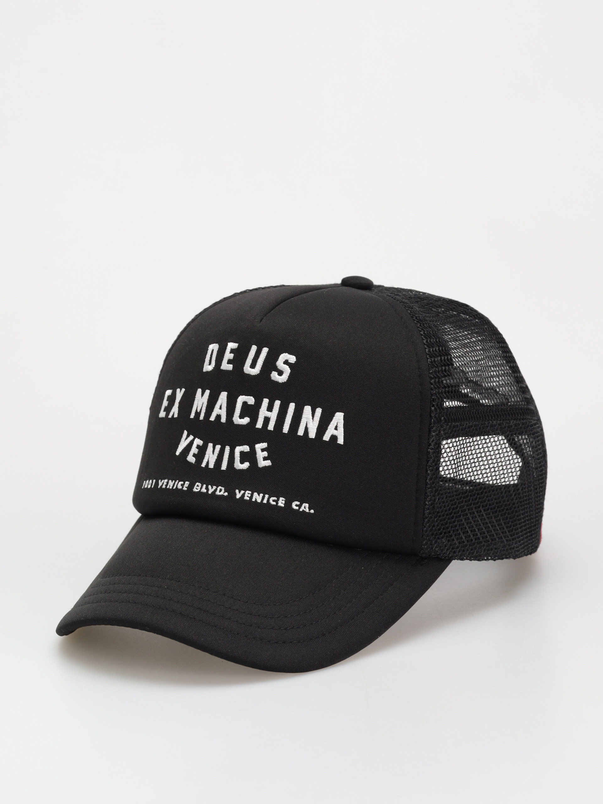 Șapcă Deus Ex Machina Venice Address Trucker (black)