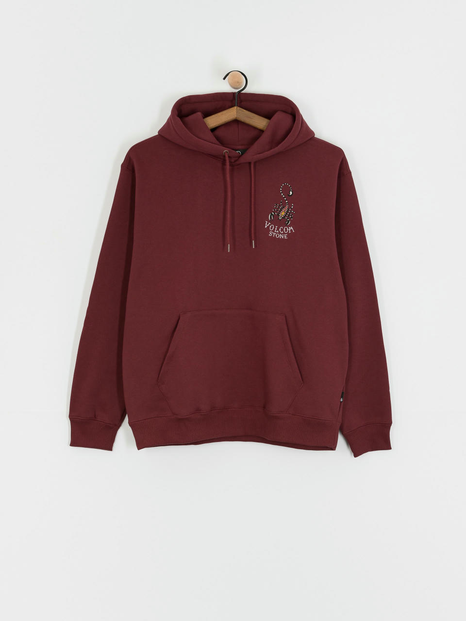 Hanorac cu glugă Volcom Lintell Classic HD (merlot)